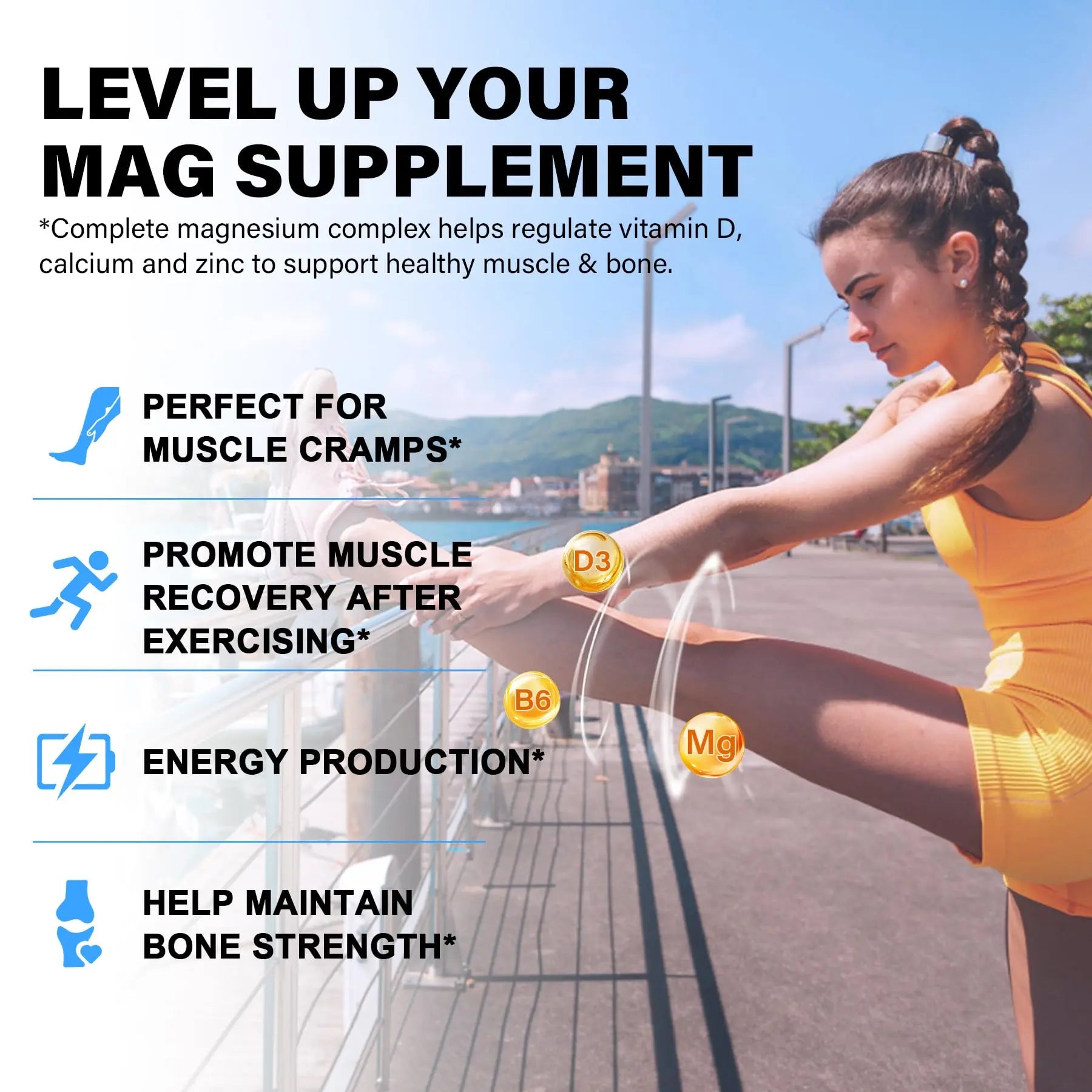 Magnesium Complex Supplement 8 Forms, 500mg Magnesium Glycinate, Malate, Citrate, High Absorption Mg for Calm, Sleep, Mood & Healthy Muscle, Pack of 2, Total 120 Vegan Capsules EnvyCurenz supplements