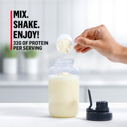 Muscle Milk Genuine Protein Powder, Vanilla Crème, 1.93 Pounds, 12 Servings, 32g Protein, 2g Sugar, Calcium, Vitamins A, C & D, NSF Certified for Sport, Energizing Snack, Packaging May Vary Muscle MilkUS supplements