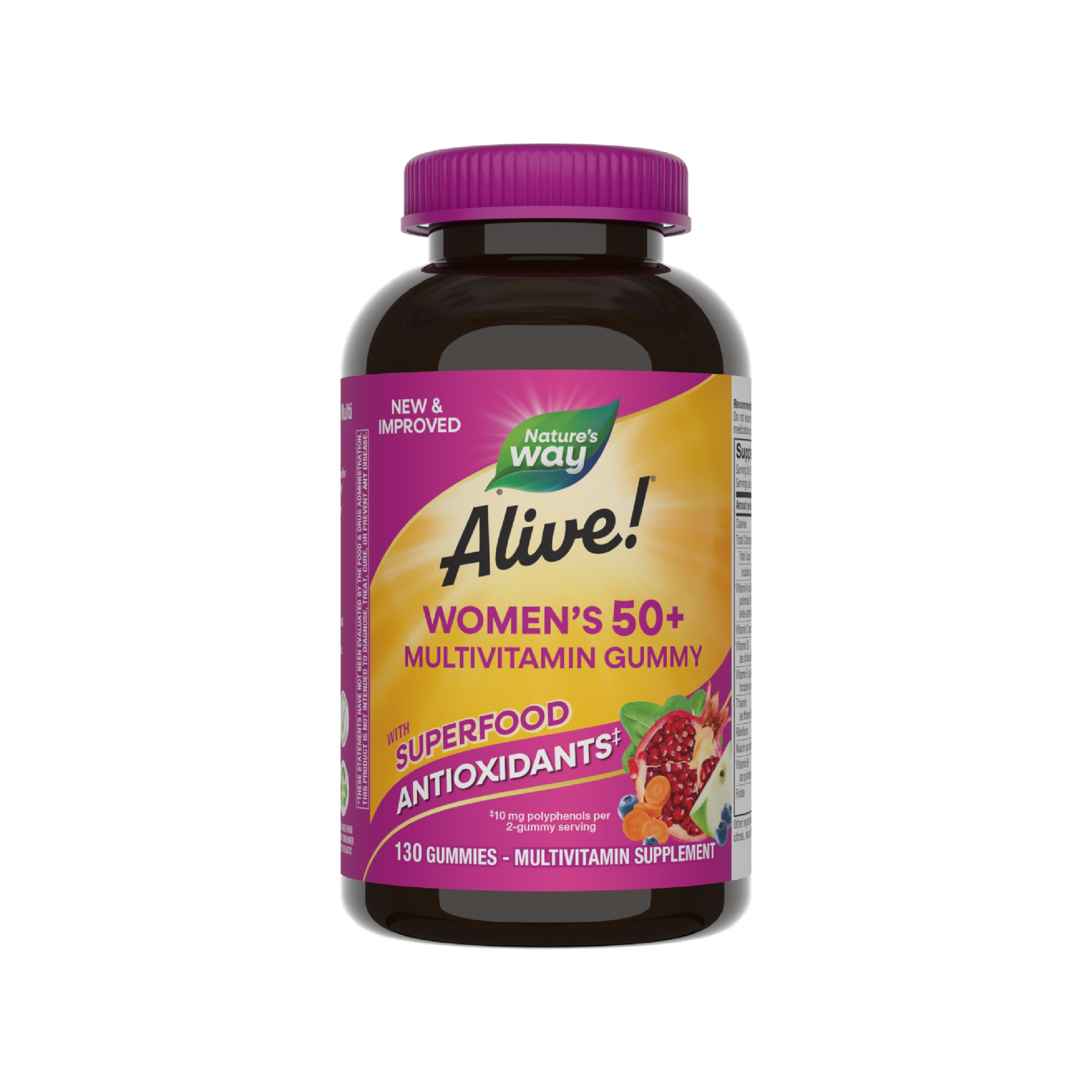 Nature's Way Alive! Women's 50+ Daily Gummy Multivitamins, Women's Supplements, Supports Healthy Heart, Brain & Bones Nature's WayAu supplements