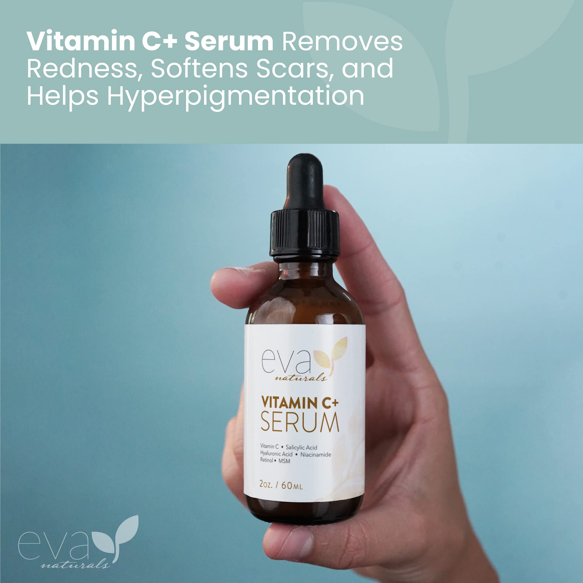 Vitamin C Serum for Face - Vitamin C Facial Serums with Hyaluronic Acid, Retinol Eva NaturalsAu supplements