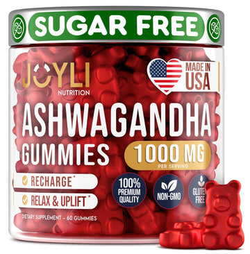Ashwagandha Gummies for Women & Men - Natural Calm Gummies with Ashwagandha JOYLI NutritionUS supplements