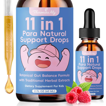 Theronika Aly Parasite Cleanse for Humans & Kids – Advanced Herbal Blend with Black Walnut, Wormwood, Clove, Digestive & Gut Balance Support, Alcohol-Free Liquid Drops, 30 Servings Theronika AlyAu supplements