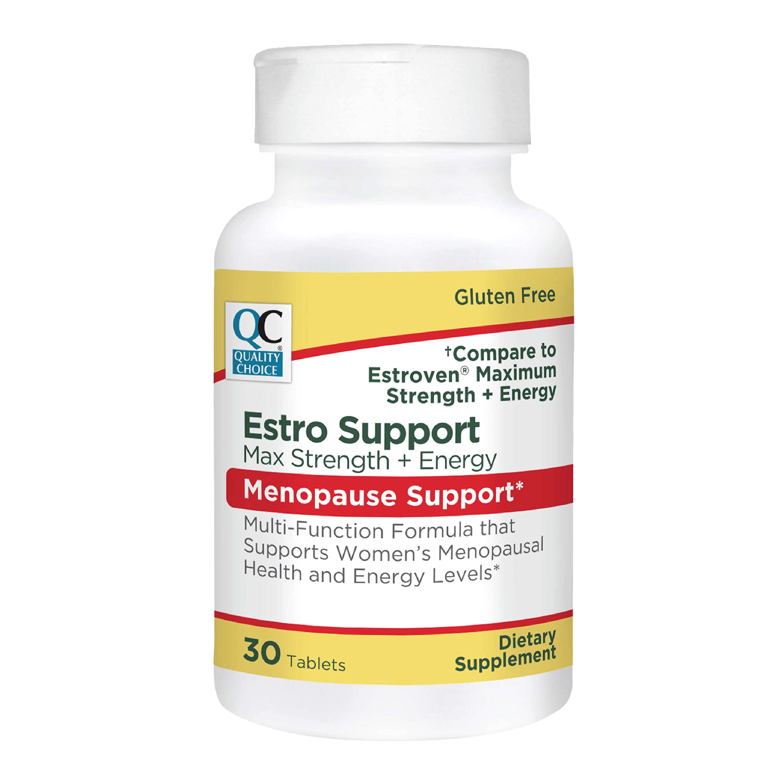 Quality Choice Estro Support Max + Energy Tablets Menopause Support 30 Count Quality ChoiceAu supplements
