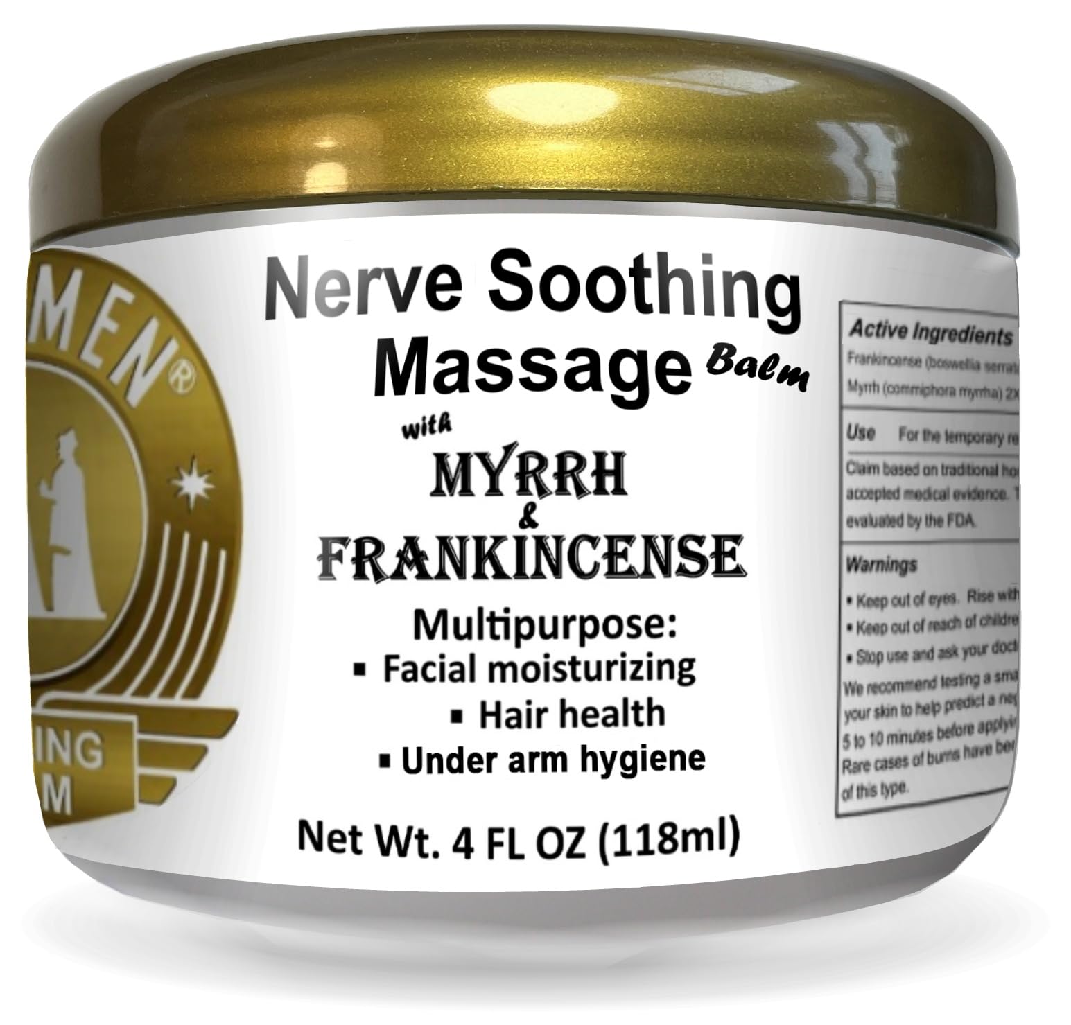 Wise Men Healing Balm with Myrrh and Frankincense Essential Oils for Soothing Nerve Relief Massage Wise MenAu supplements