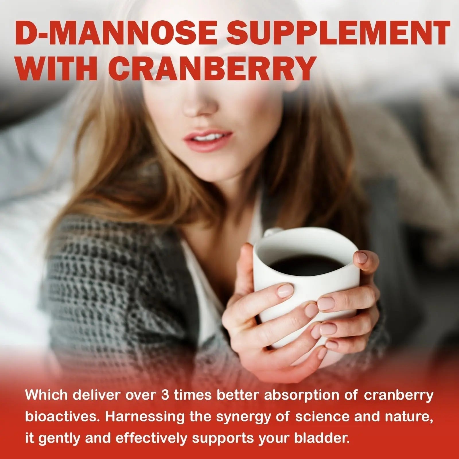 HFELIZ D Mannose with Cranberry Gummies, D-Mannose Supplements 1300mg for Women, Support Natural Urinary Tract & Bladder Health, Sugar-Free, 60 Count HFELIZAu supplements