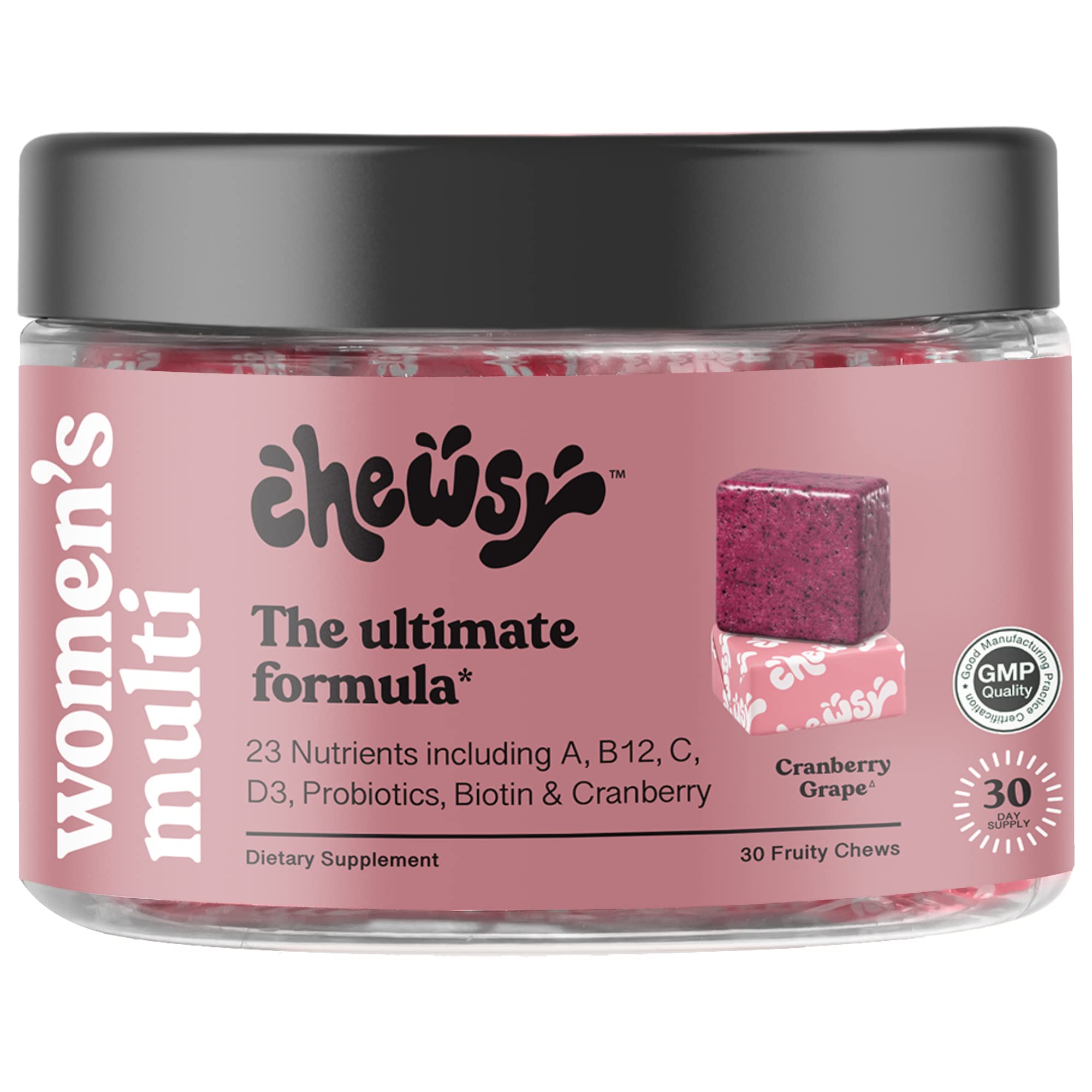 Chewsy Women's Multivitamin Chews, Immune & Energy Support, Vitamins C, B12, A, D, E CHEWSYAu supplements