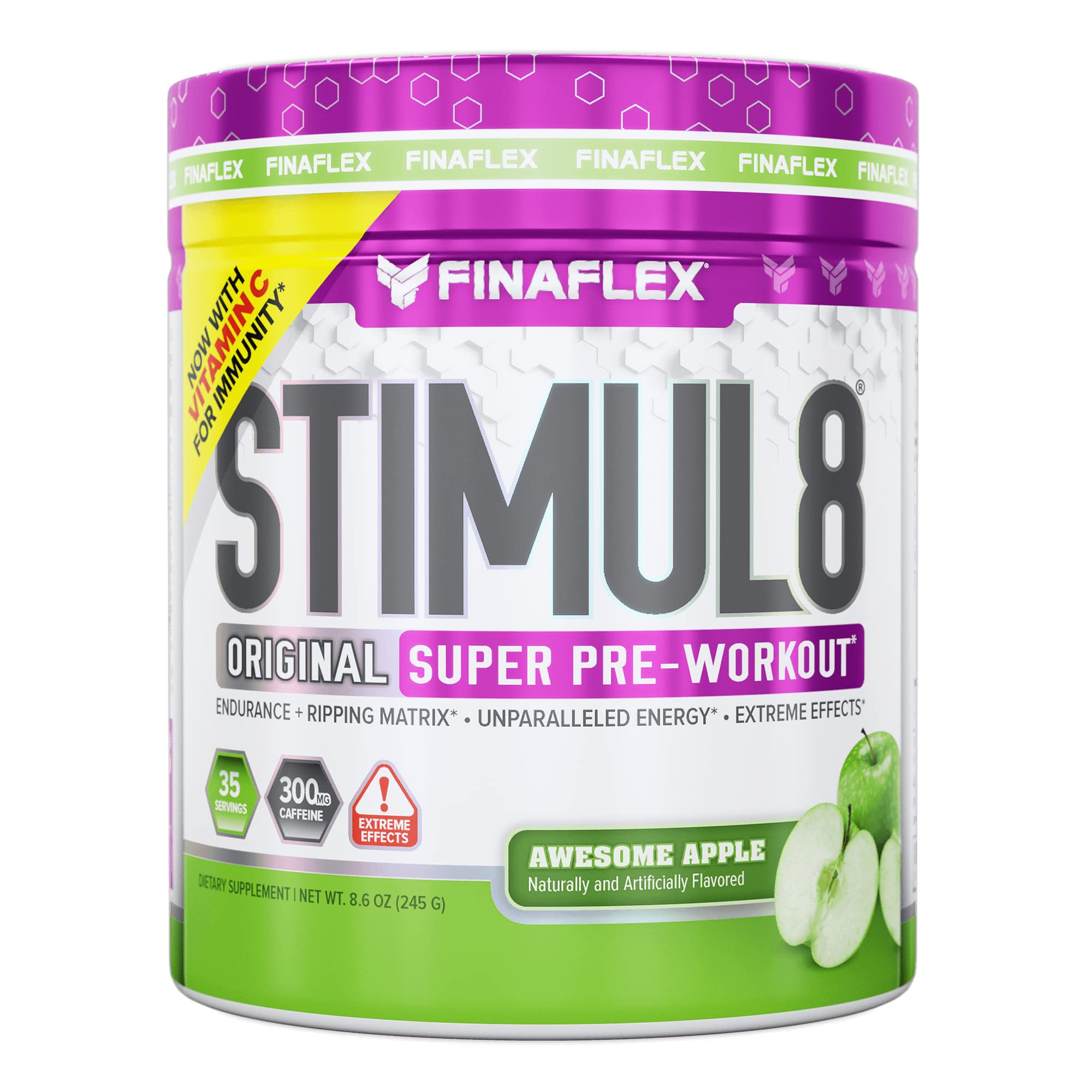 FINAFLEX STIMUL8 Original Super Pre-Workout, Awesome Apple - Energy, Strength FINAFLEXAu supplements