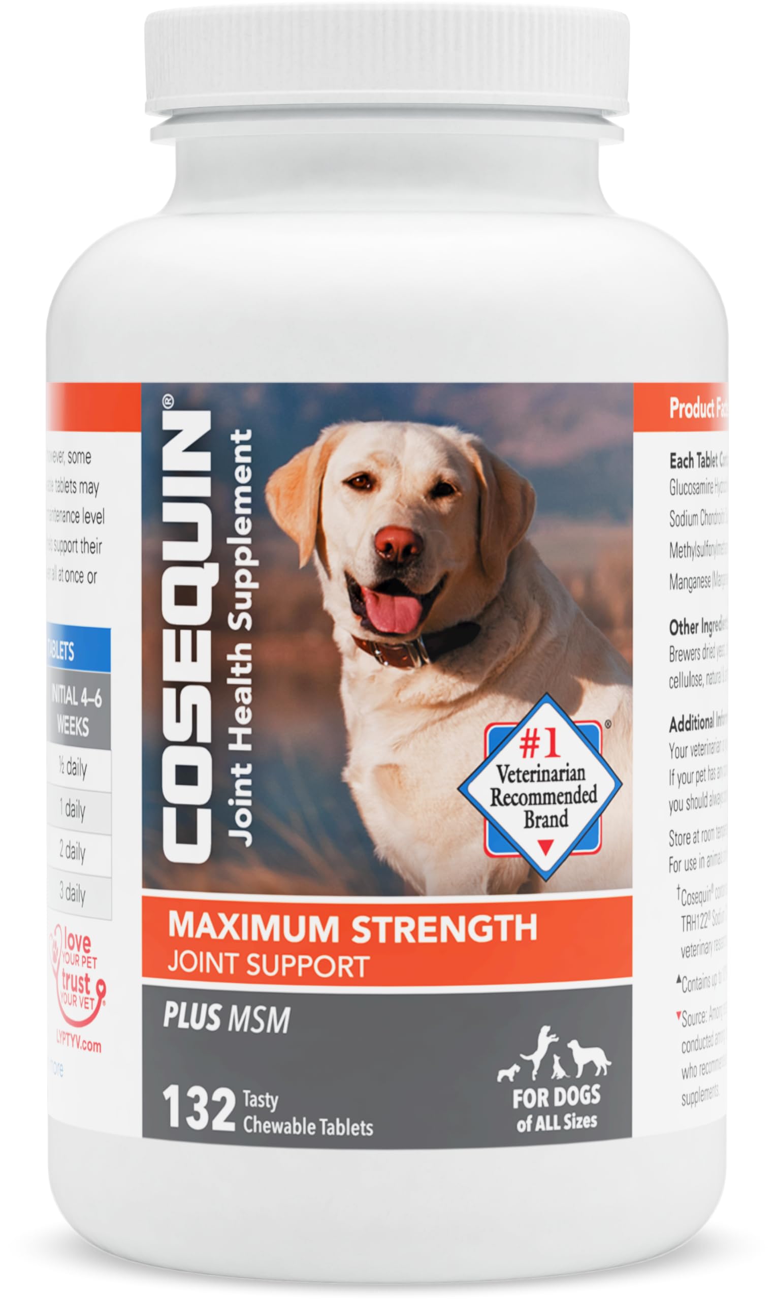 Nutramax Laboratories Cosequin Maximum Strength Joint Health Supplement for Dogs Nutramax LaboratoriesUS supplements