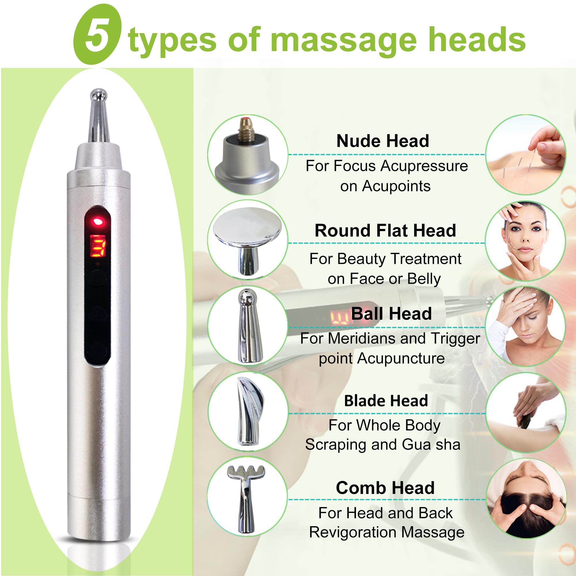 Global Care Market Meridians Energy Pen - Electronic Meridian Acupuncture Massage Pen Global Care MarketAu supplements