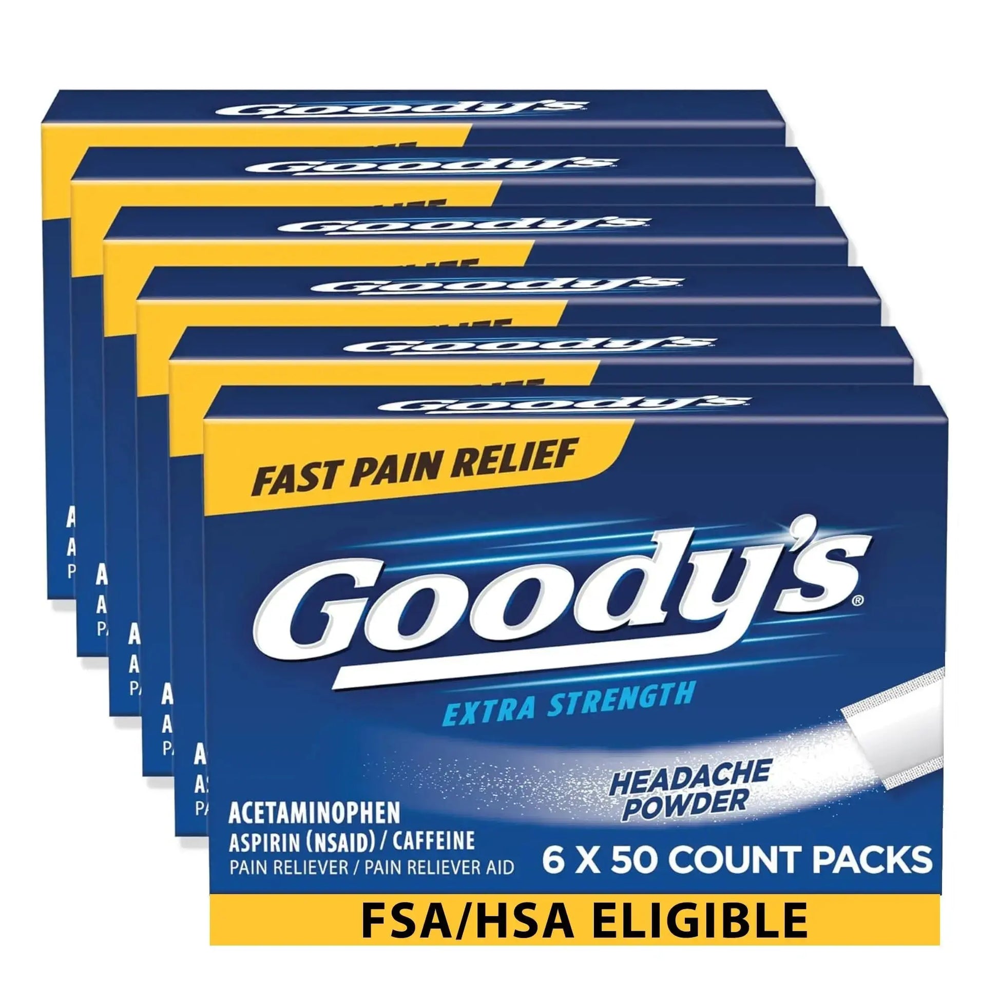 Goody's Extra Strength Headache Powders 50 ea (Pack of 6) Goody'sAu supplements