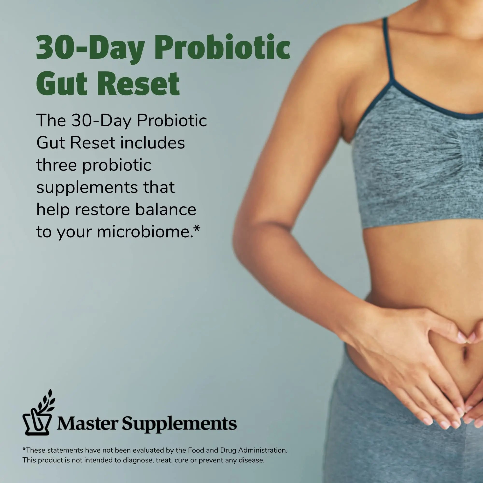 Master Supplements 30-Day Probiotic Gut Reset - Includes Theralac (30 ct.), TruBifido (30 ct.) & TruFlora (30 ct.) - Supports Optimal Gut Health - Gluten Free THERALACnz supplements