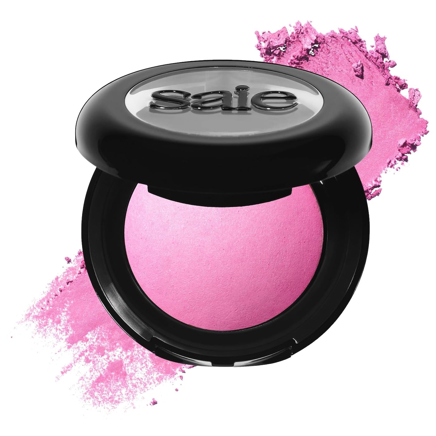 Saie Blush & Brush Duo - SuperSuede Baked Blush in Bella (.01 oz) & Powder Blush Brush - Talc-Free, Moisturizing Blush with Vegan, Fluffy Brush for Seamless Application SaieAu supplements