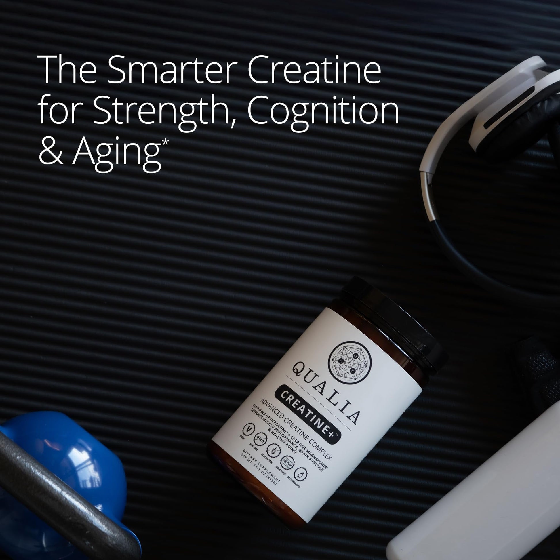 Qualia Creatine | Advanced Creatine Complex | 2 Sources + Magnesium | Optimized Absorption | Muscle Performance, Brain Function, & Healthy Aging QUALIA LIFE SCIENCESAu supplements