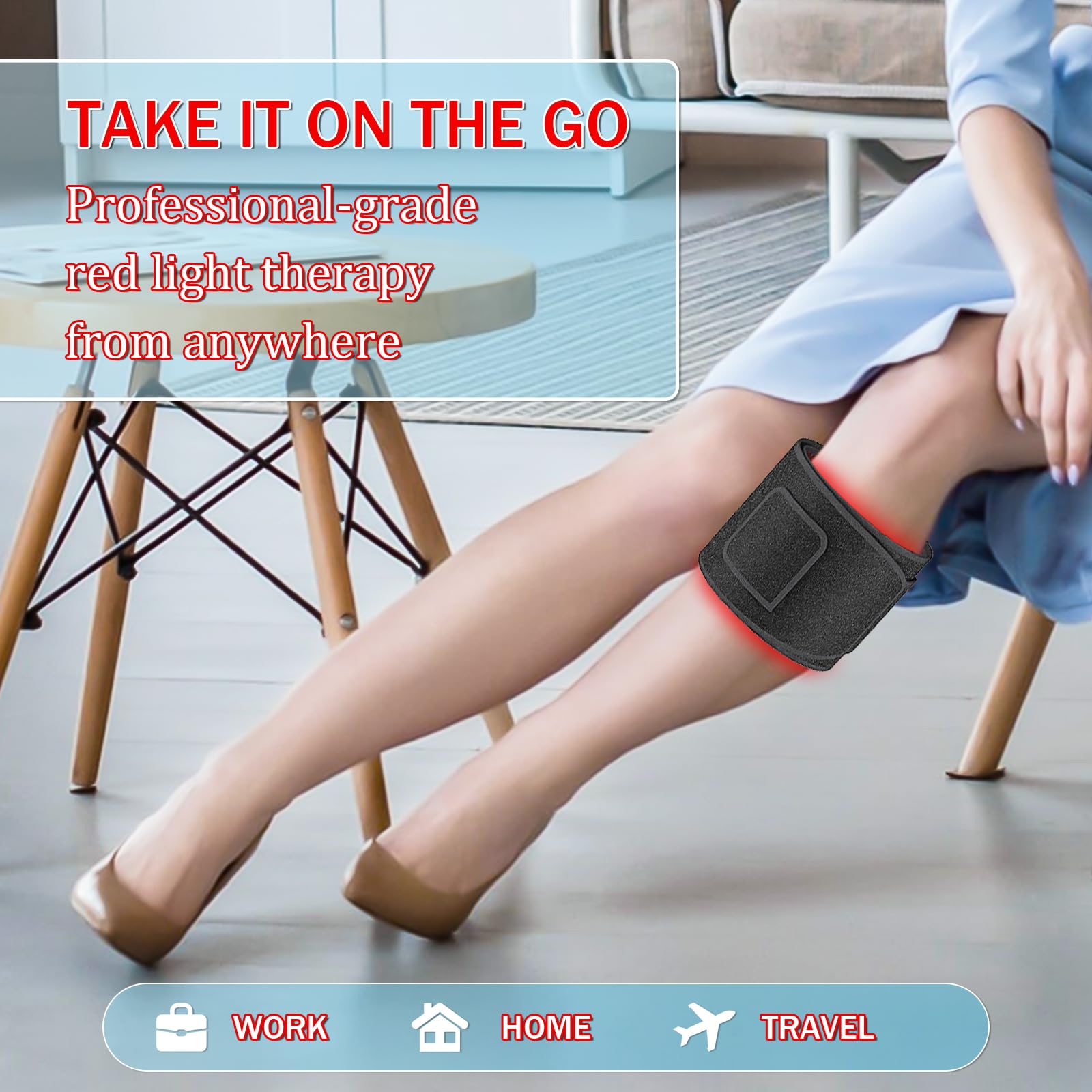 Red Light Therapy Belt Near-Infrared-Light Therapy Wrap for Body Wearable Large Pad AptoyuAu supplements