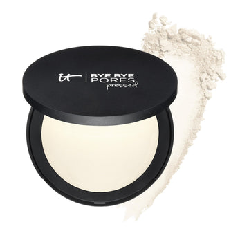 IT Cosmetics Bye Bye Pores Pressed Finishing Powder - Universal Translucent Shade - Contains Anti-Aging Peptides, Hydrolyzed Collagen & Antioxidants - 0.31 oz IT CosmeticsAu supplements