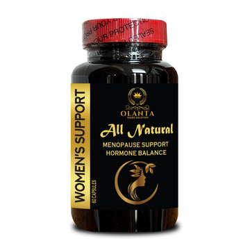MENOPAUSE SUPPORT SUPPLEMENT - Perimenopause Supplements Women for Hot Flashes, Menopause Support, Supplement for Women Supports Hormone Balance with Black Cohosh - 1 Bottle 60 Capsules OLANTA TRADE SOLUTIONAu supplements