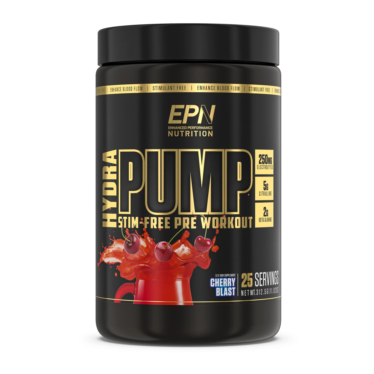 HydraPump | #1 New Stim Free Pre Workout Powder w/ Nitric Oxide Booster, Electrolytes EPN SupplementsUS supplements