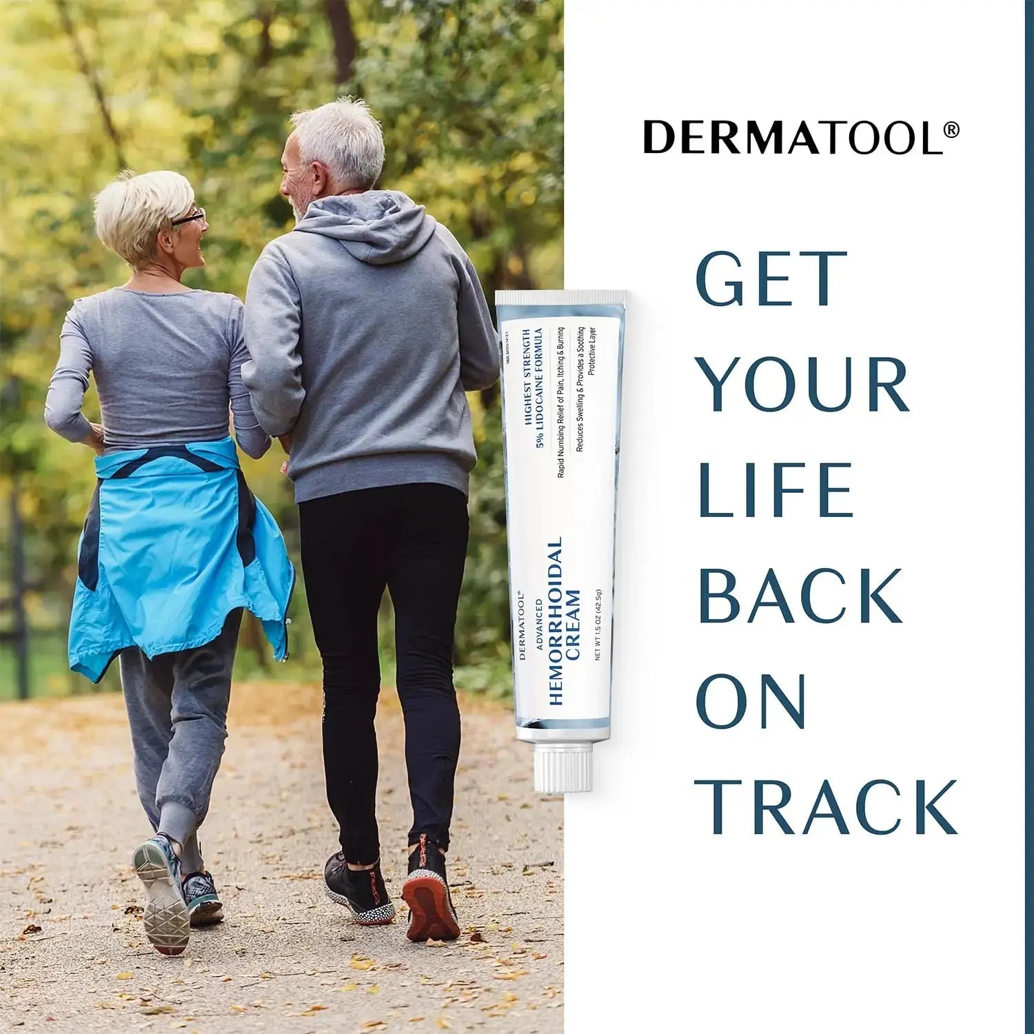 Hemorrhoid Treatment - Advanced Hemorrhoid Cream 5% Lidocaine & Phenylephrine - Hemorrhoid Shrinking Treatment - Rapid Relief of Pain, Swelling, Bleeding, Itching and Burning - Fissure & Hemorrhoids DERMATOOLAu supplements