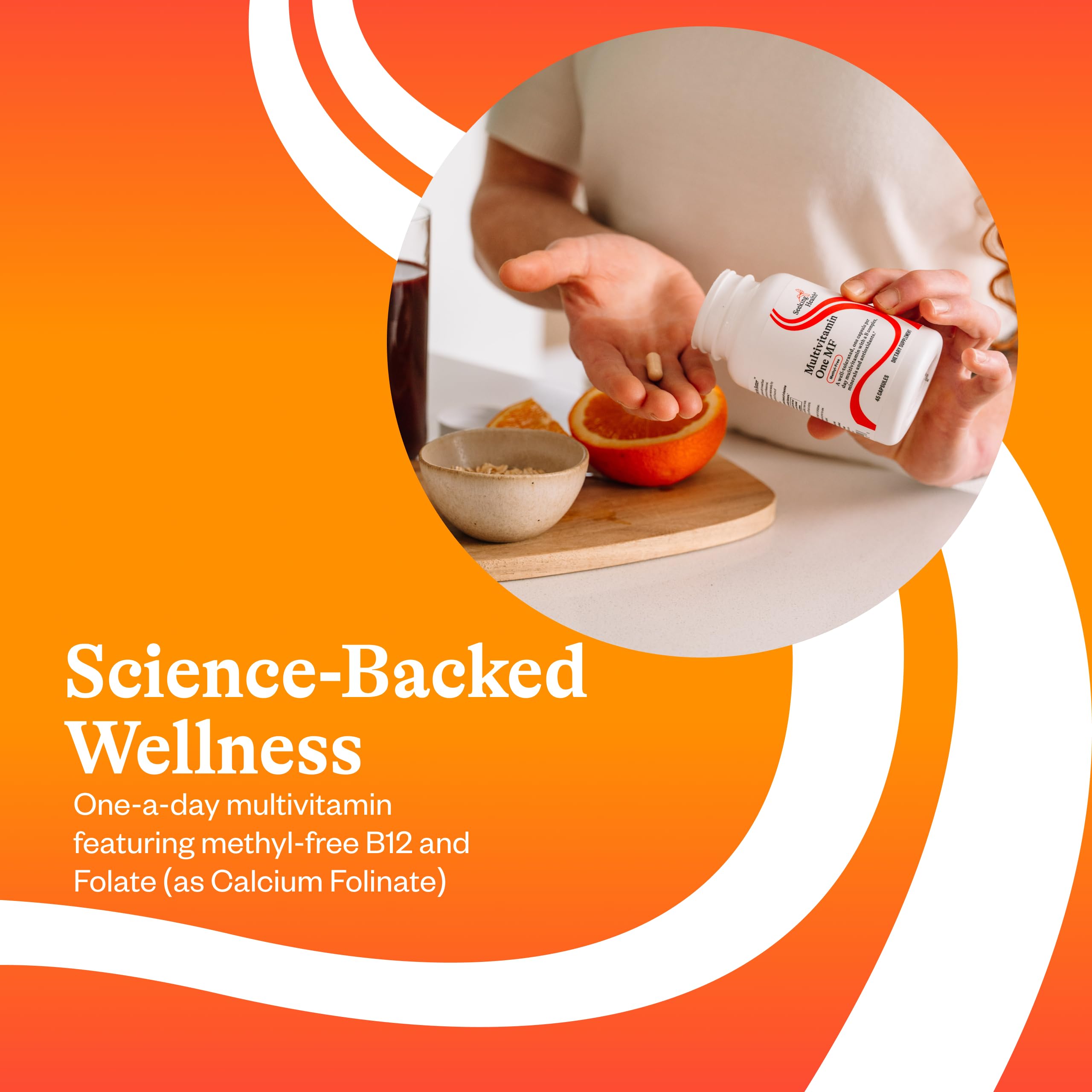 Seeking Health Multivitamin One MF - MTHFR Support Supplement with Calcium Folinate & Vitamin B12 Seeking HealthAu supplements