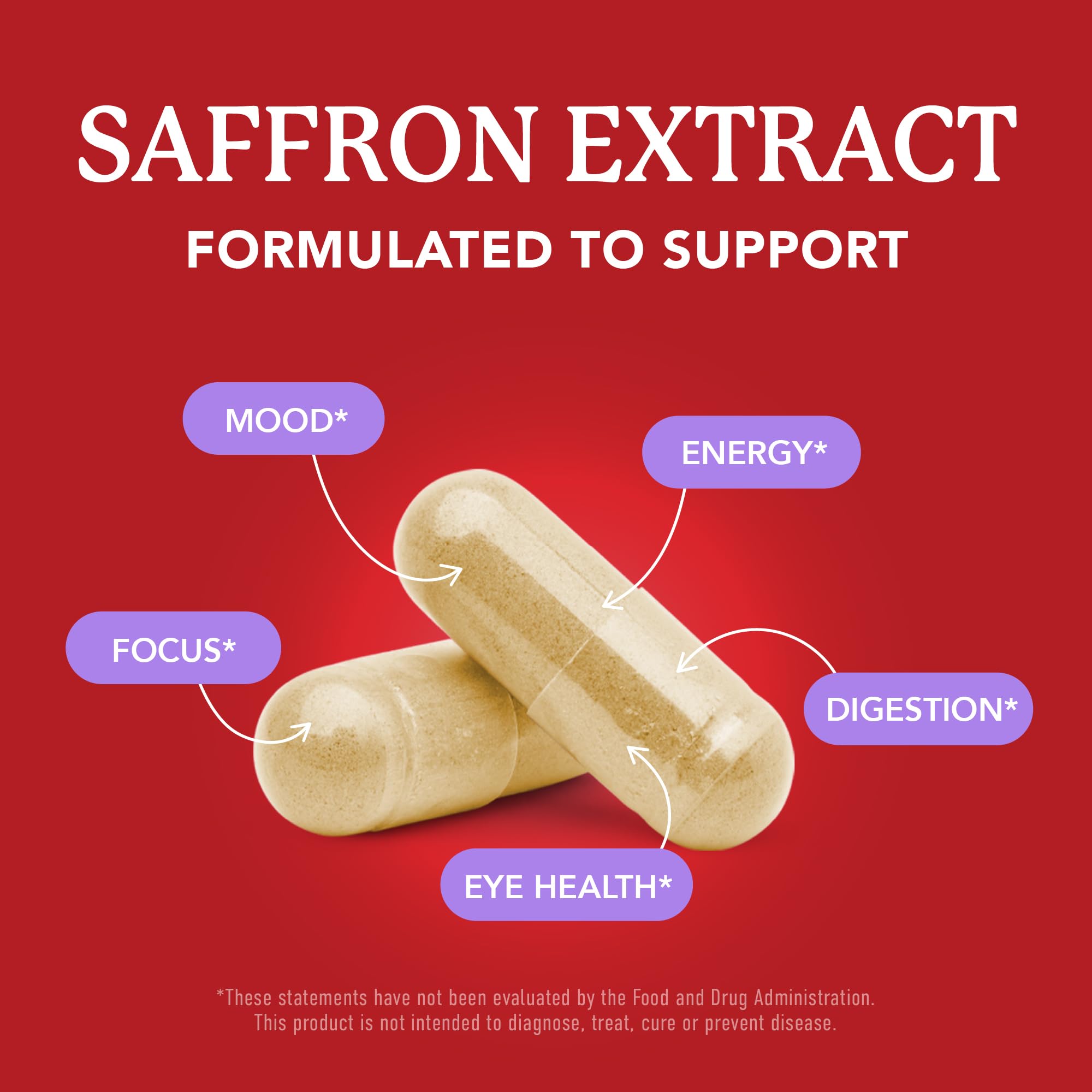 Saffron Supplements 88.5mg | 3-Month Supply | Pure Saffron Extract Capsules for Mood, Focus, Eye Health & Energy Balance Support | Crocus Sativus Extract | Gluten-Free & Non-GMO | 90 Capsules SMNutritionAu supplements