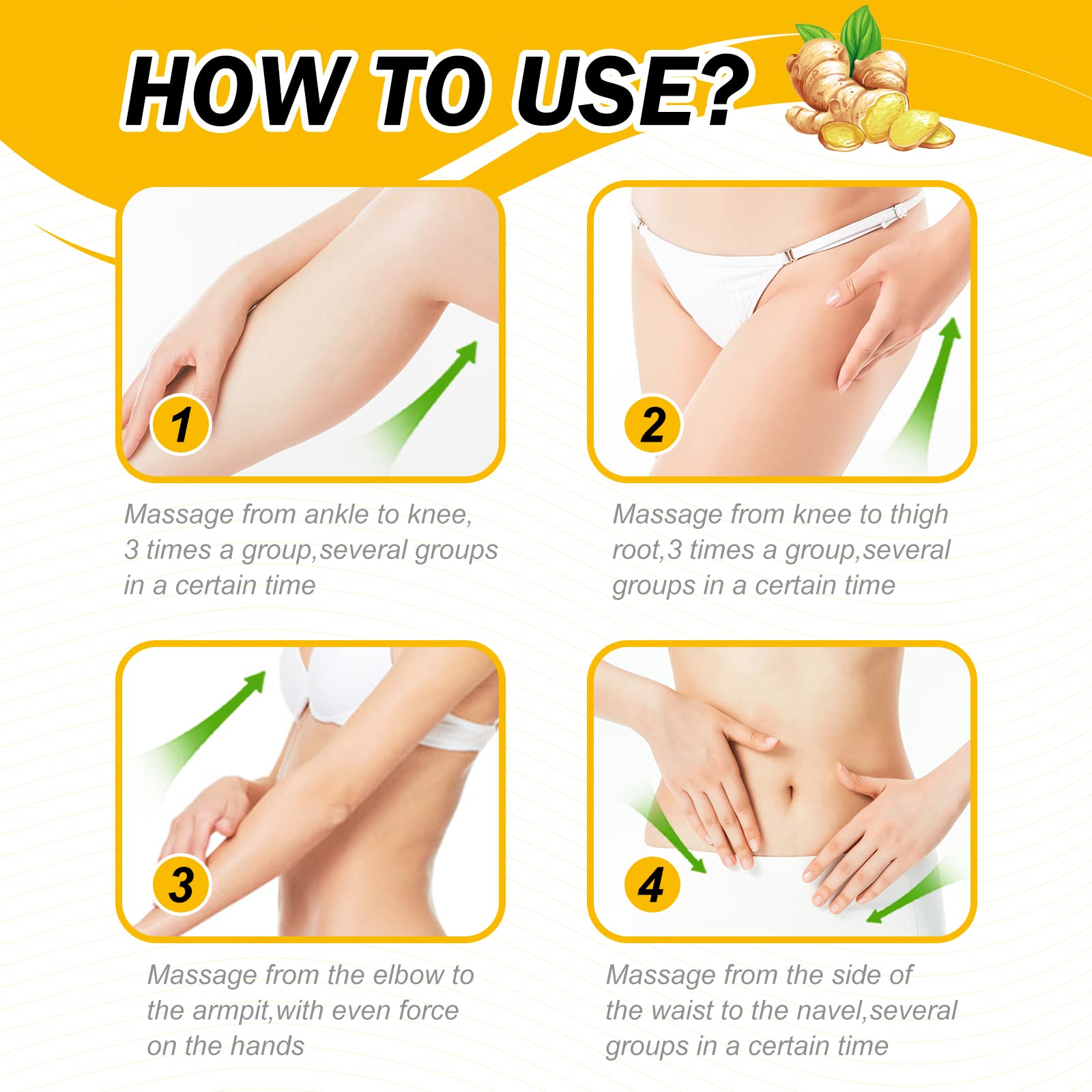 VOGSIG Anti Cellulite Slimming Cream Gel, Hot Cream, Ginger Fat Burning Weight Loss Full VOGSIGUS supplements