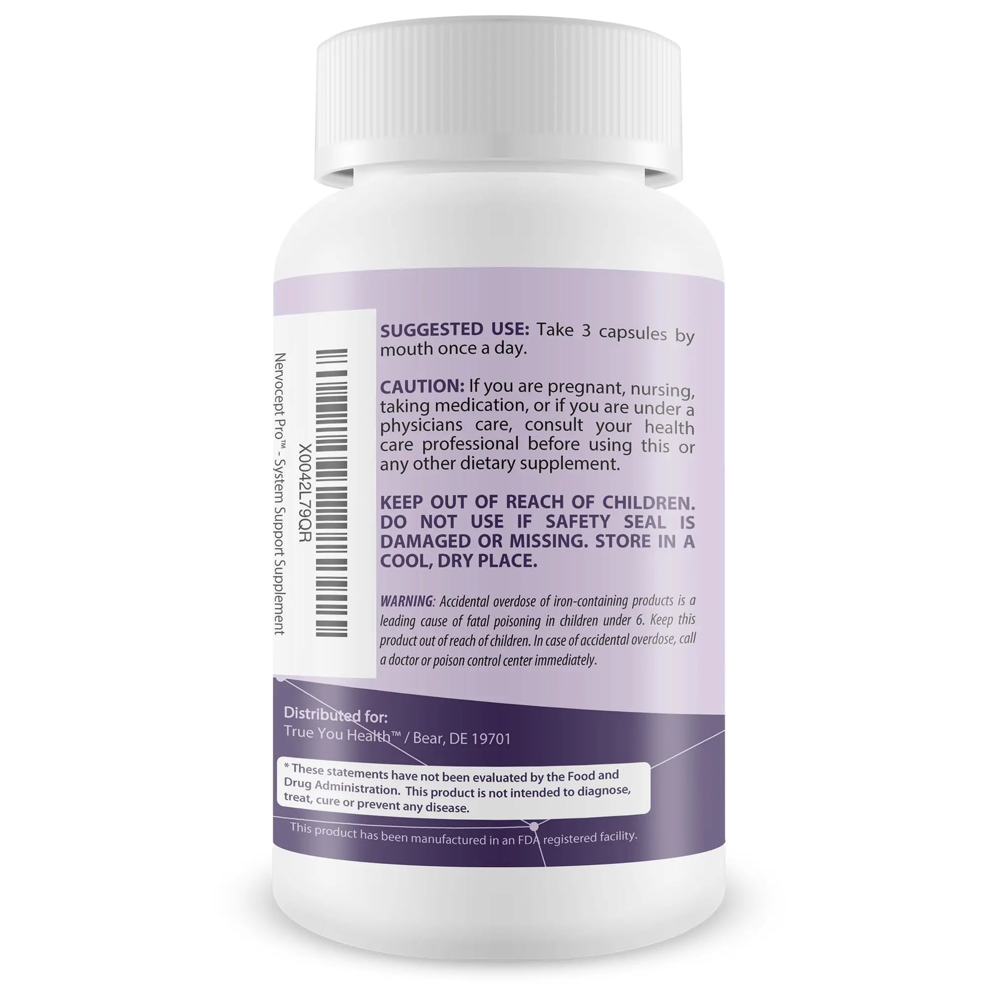 Nervocept Pro - Our Best Nerve Support Capsules - Lions Mane, Magnesium, Vitamin B For Nerve Repair - Vitamin D for Nerves - Lions Mane Memory & Nerve Support - Vitamin B12 Nerve Support True You Healthnz supplements