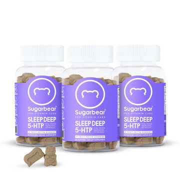 Sugarbear Sleep Aid Gummies for Adults with Melatonin 6mg, Magnesium SugarBearHairUS supplements