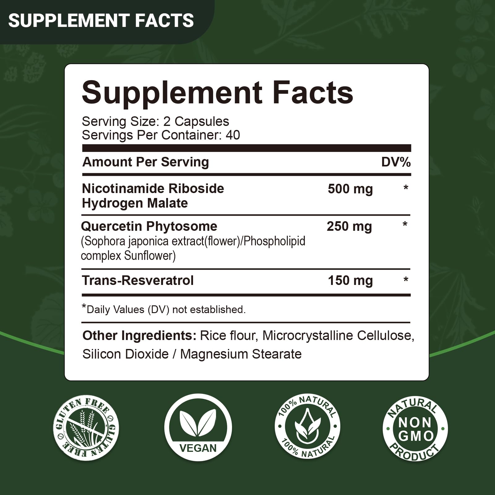 Airboy NAD Supplement with Nicotinamide Riboside Resveratrol & Quercetin 900 mg, NMNH Alternative for Men and Women Support Anti-Aging, Energy, Focus - 80 Capsules AirboyAu supplements