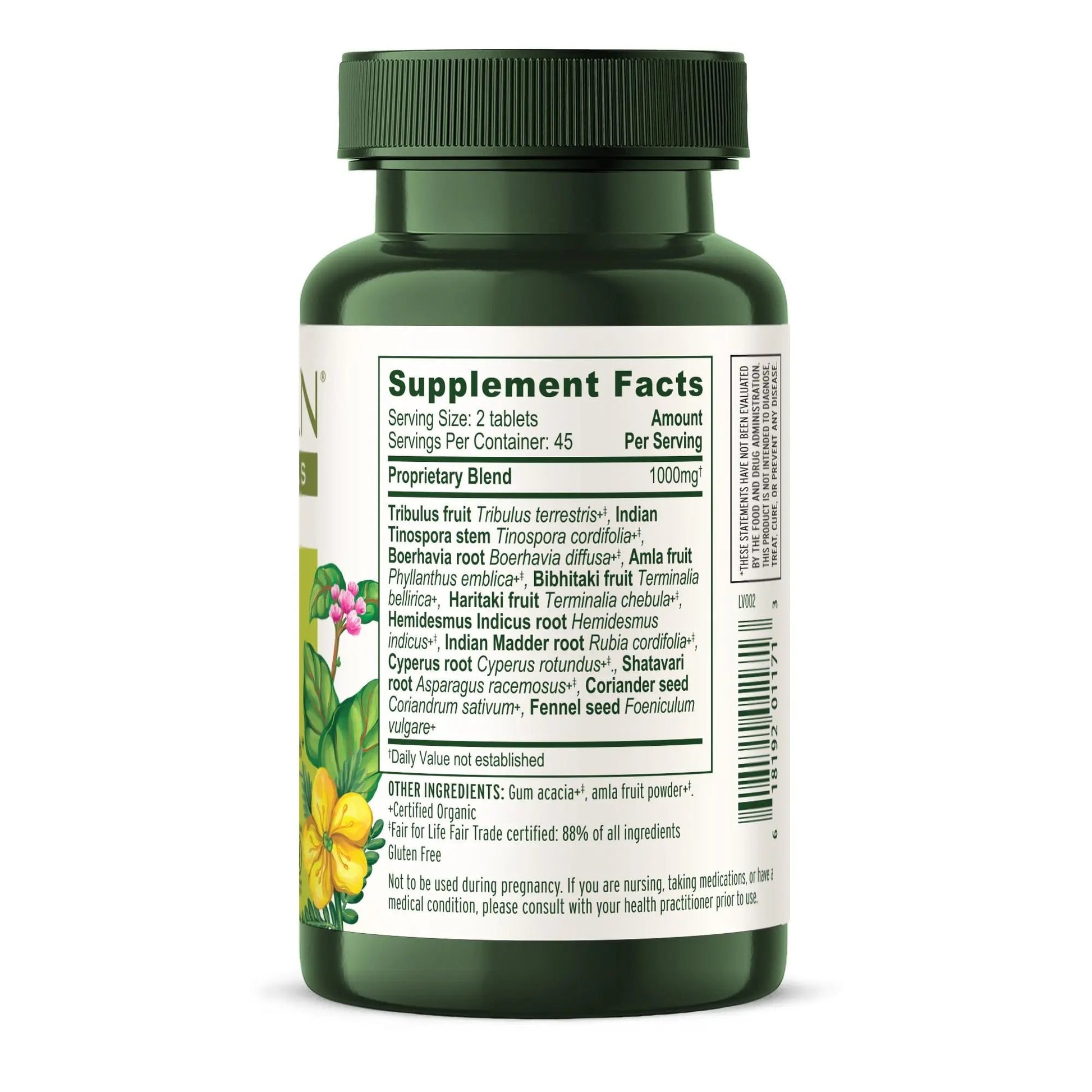 Banyan Botanicals Organic Kidney Formula–Urinary Tract Support & Detox Supplement–Gokshura & Punarnava for Fluid Balance & Systemic Cleansing–Cooling Genitourinary Tonic-90 Tablets-USDA Organic Banyan BotanicalsAu supplements