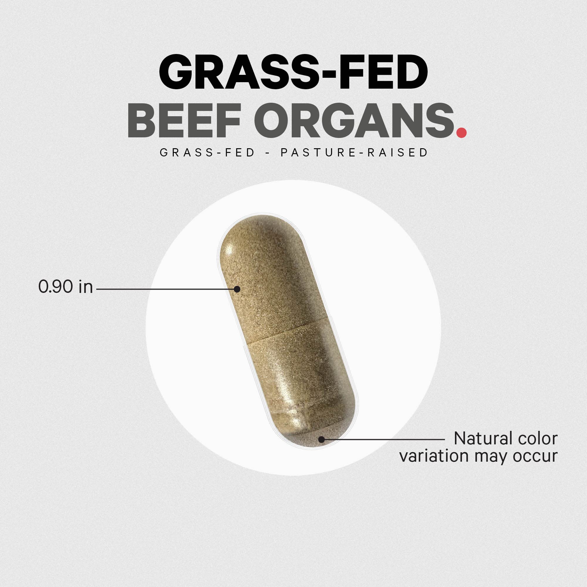 Codeage Grass Fed Beef Organs Supplement – Glandulars Supplements - Freeze Dried, Non-Defatted, Desiccated Liver, Heart, Kidney, Pancreas & Spleen Bovine Pills – Beef Vitamins - Non-GMO -180 Capsules CodeageAu supplements