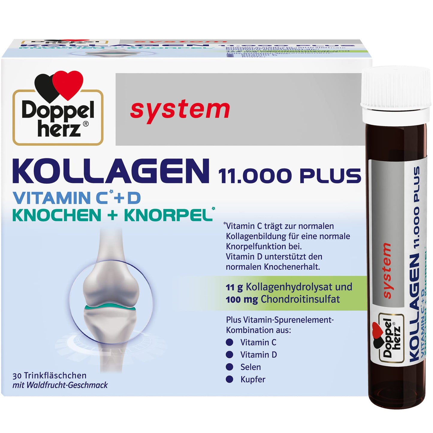 Doppelherz collagen 11,000 ampoules, 30 x 25 ml, PZN:7625039 My StoreUS supplements