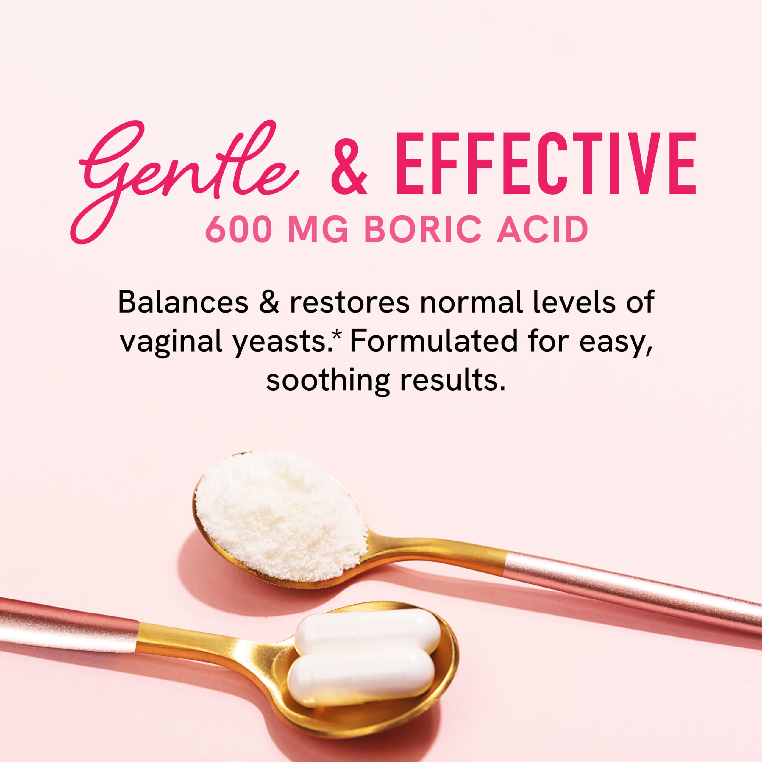 Boric Acid Suppositories for Women | 600mg | for pH Balance, Vaginal Odor & Itching | Feminine Hygiene SMNutritionAu supplements