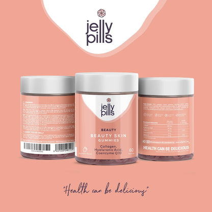 Jelly Pills® Hydrolyzed Collagen Gummies with Hyaluronic Acid and Coenzyme Q10 Jelly PillsUS supplements