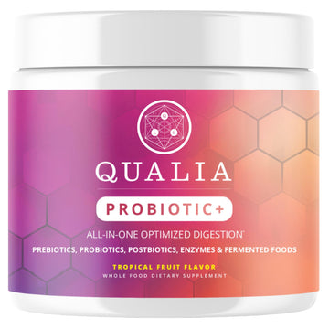 Qualia Probiotic - 28 Science-Backed Spore Probiotics, Prebiotics, and Postbiotics. Total Gut Support. Soothes Digestive discomfort. Ethically sourced. Promotes Akkermansia Growth. 1 Month Supply QUALIA LIFE SCIENCESAu supplements