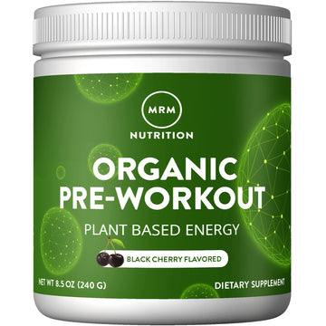 MRM Nutrition Organic Pre-Workout Powder | Black Cherry Flavored | Superfoods MRMAu supplements