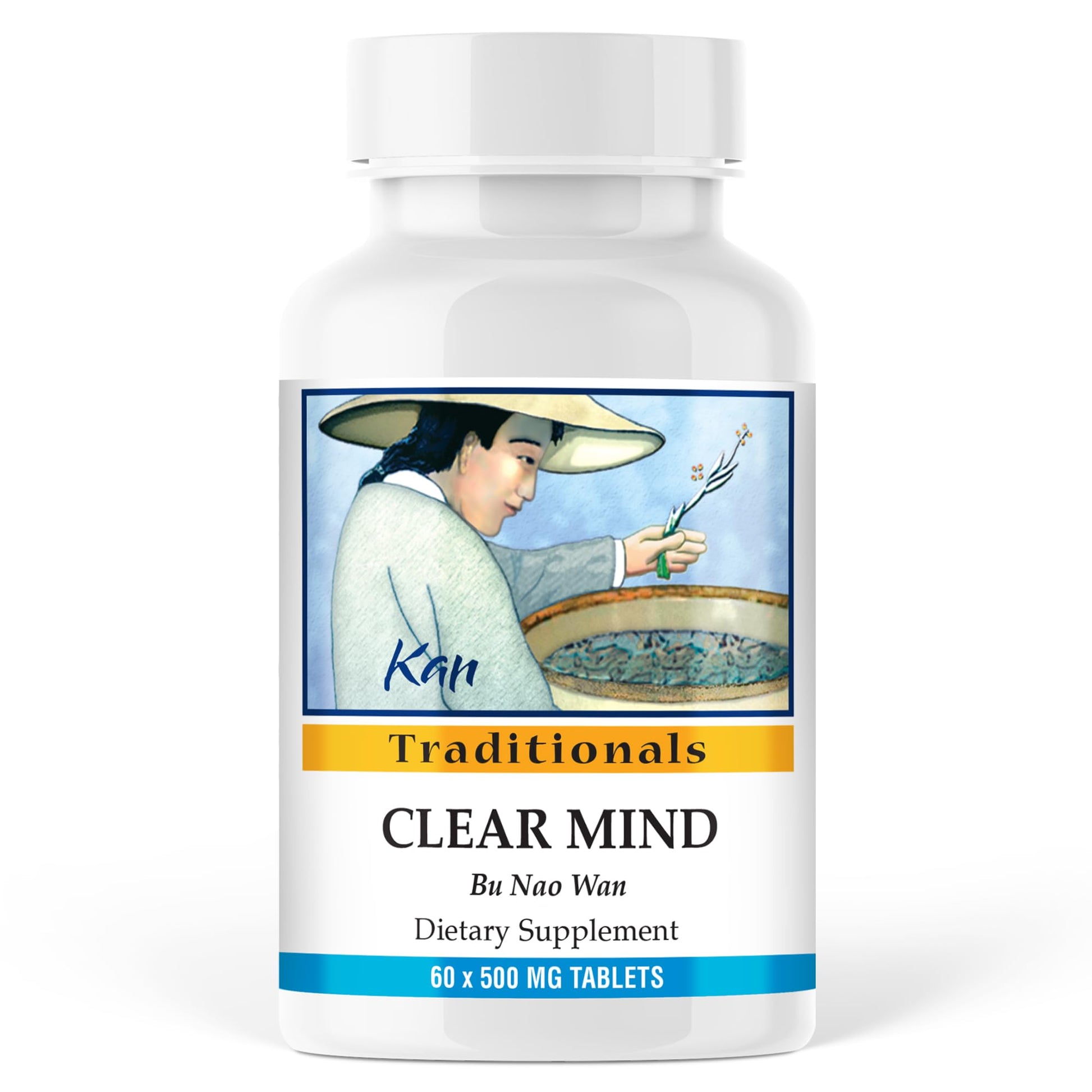 Kan Herbs Company Clear Mind Formula – Traditional Chinese Herbal Blend for Cognitive Clarity and Spirit Support, Nourishes Heart Yin and Blood, Calms Shen, Herbal Supplement, 60 Tablets Kan HerbsAu supplements