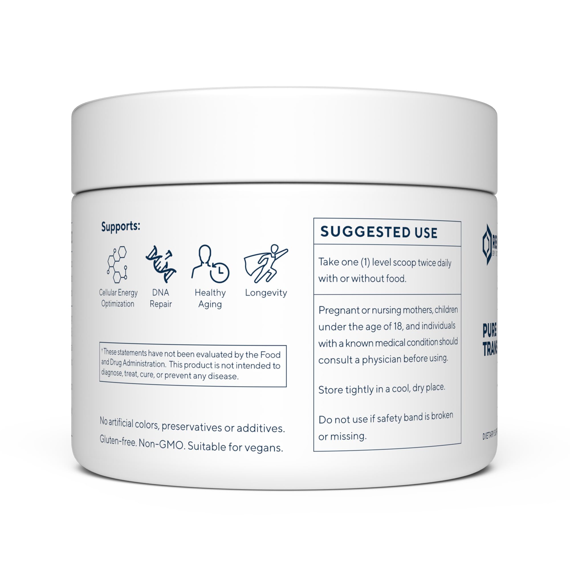 Renue By Science Resveratrol | High Strength Resveratrol Supplement | 100g Trans Resveratrol Powder | Reservatrol 200 Day Supply | Non-GMO & Allergen Free | Manufactured in The USA Third-Party Tested Renue By ScienceUS supplements