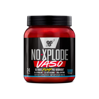 BSN N.O.-XPLODE Vaso Pre Workout Powder with 8g of L-Citrulline and 3.2g Beta-Alanine BSNUS supplements