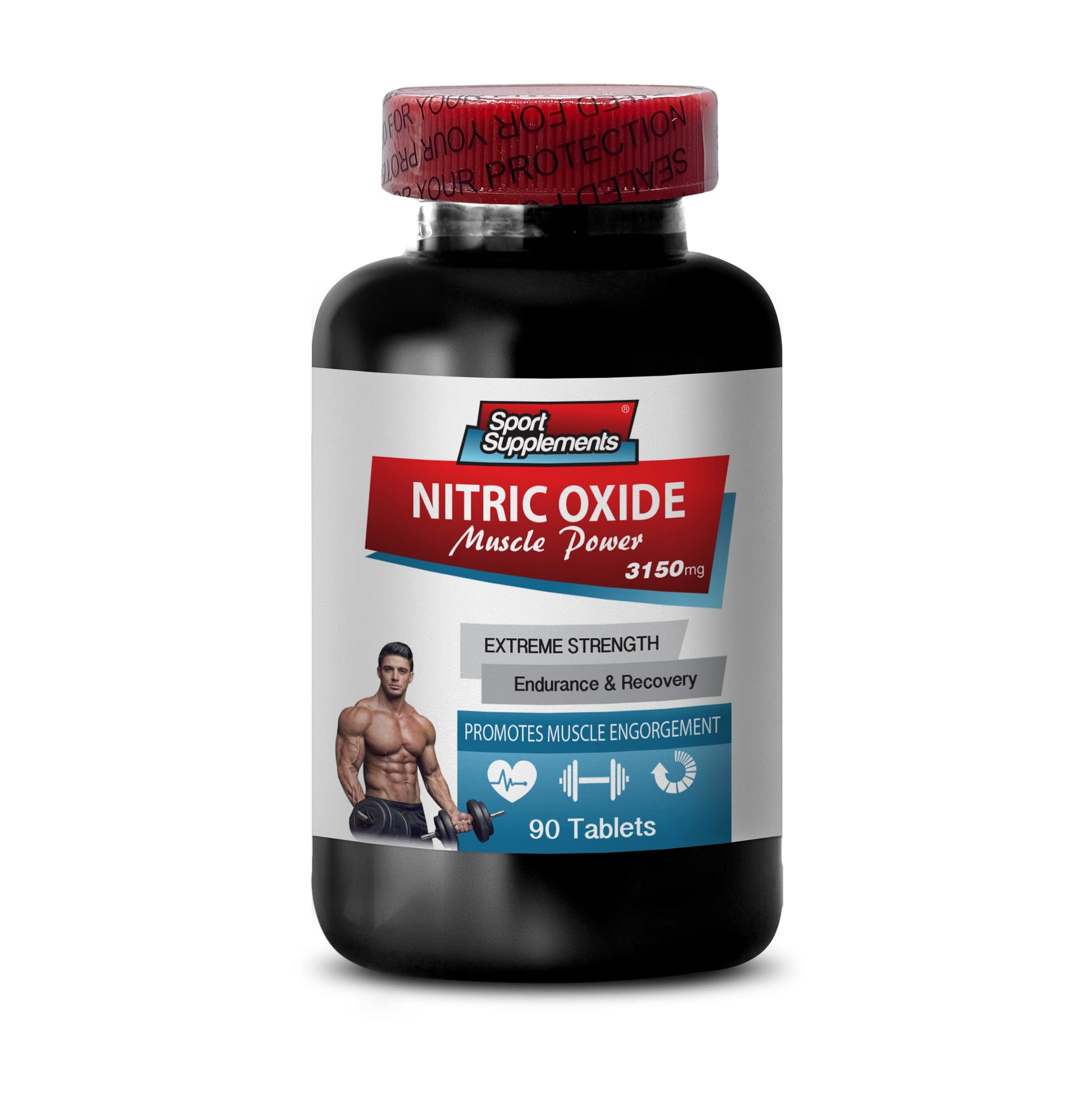 Nitric Oxide boosters with arginine - Nitric Oxide Muscle Power 3150mg - Improves Circulation Sport SupplementsAu supplements