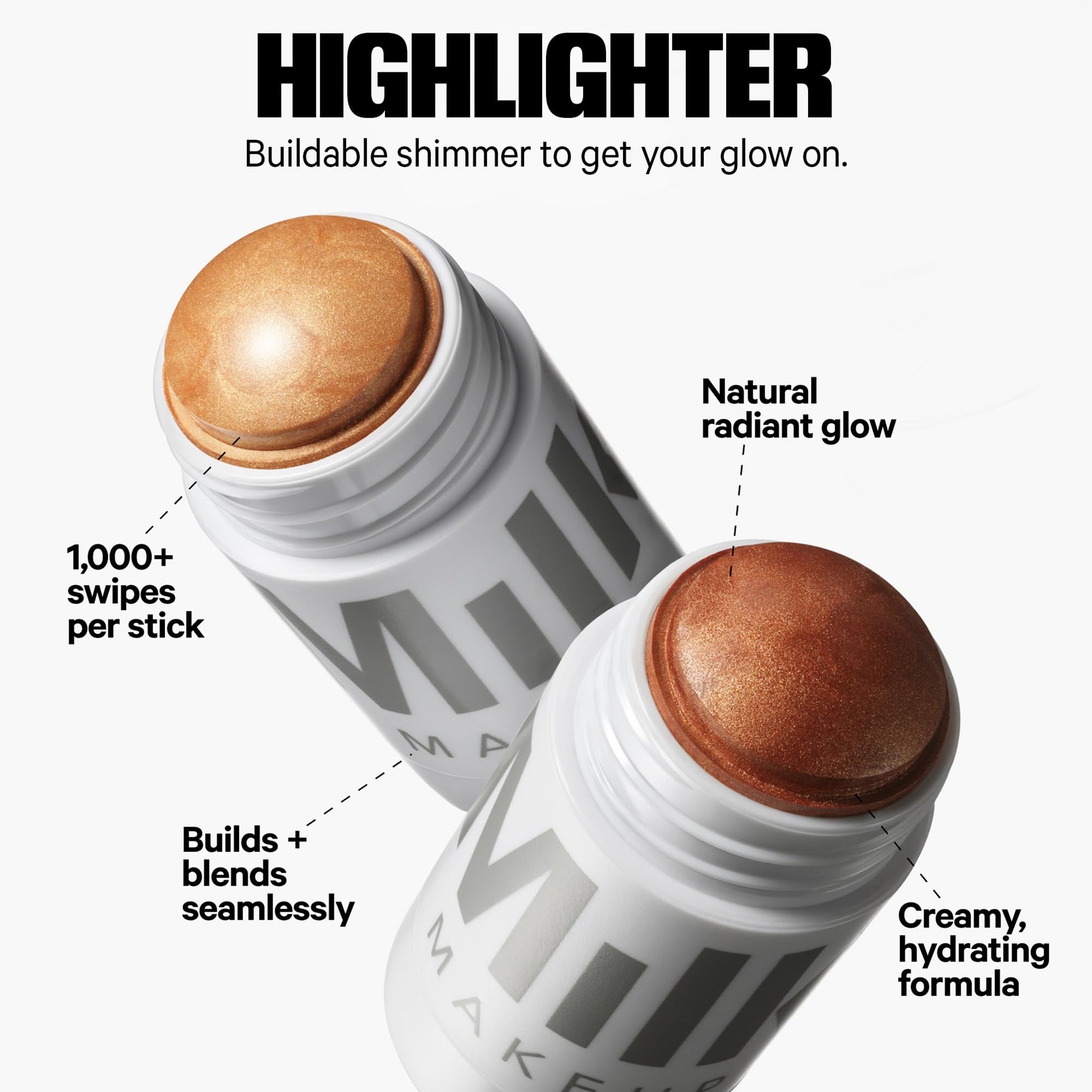 Milk Makeup Bronzer, Blush + Highlighter Set – Bronzer in Baked .19oz, Multi-Use Cream Blush + Lip Color in Werk (Dusty Rose) .21oz and Highlighter Stick in Lit (Champagne) .21oz – Hydrating Formulas Milk MakeupAu supplements