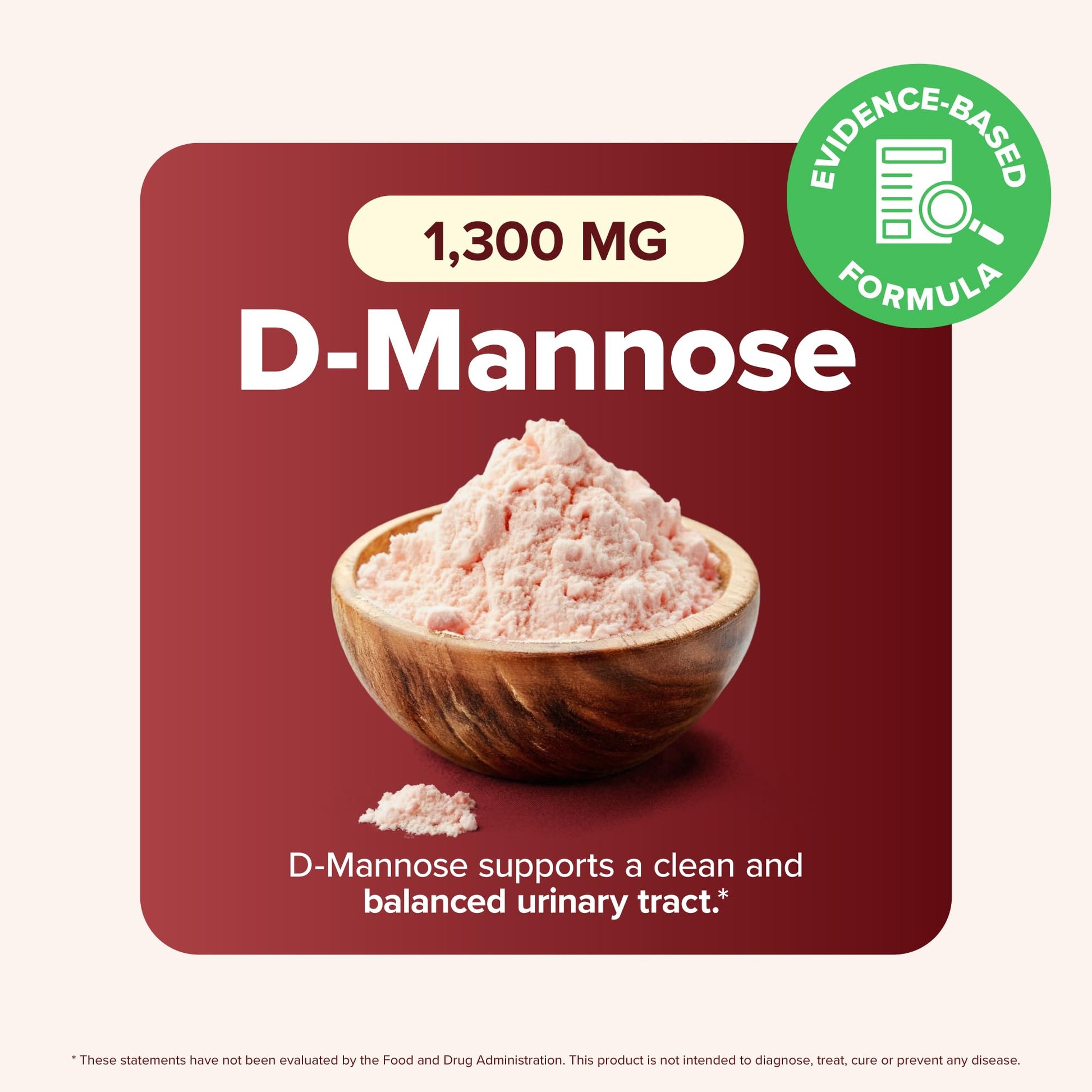 D Mannose with Cranberry | Drug-Free Urinary Tract Health Support | Evidence-Based DMannose 1300mg for Urinary & Bladder Health for Women | D Mannose Supplements for Women & Men | Non-GMO | 240 Ct Purely HolisticAu supplements