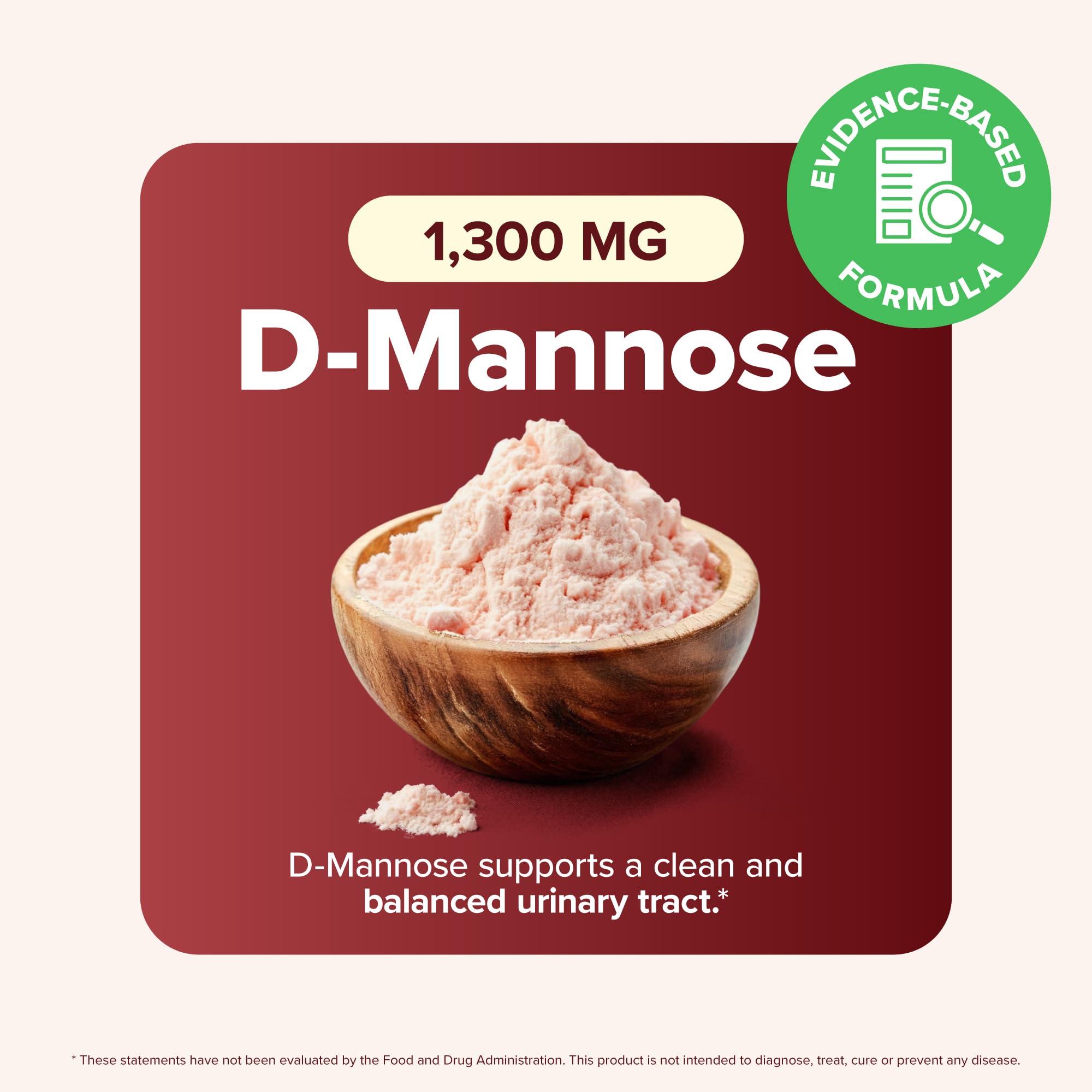 D Mannose with Cranberry | Drug-Free Urinary Tract Health Support | Evidence-Based DMannose 1300mg for Urinary & Bladder Health for Women | D Mannose Supplements for Women & Men | Non-GMO | 240 Ct Purely HolisticAu supplements