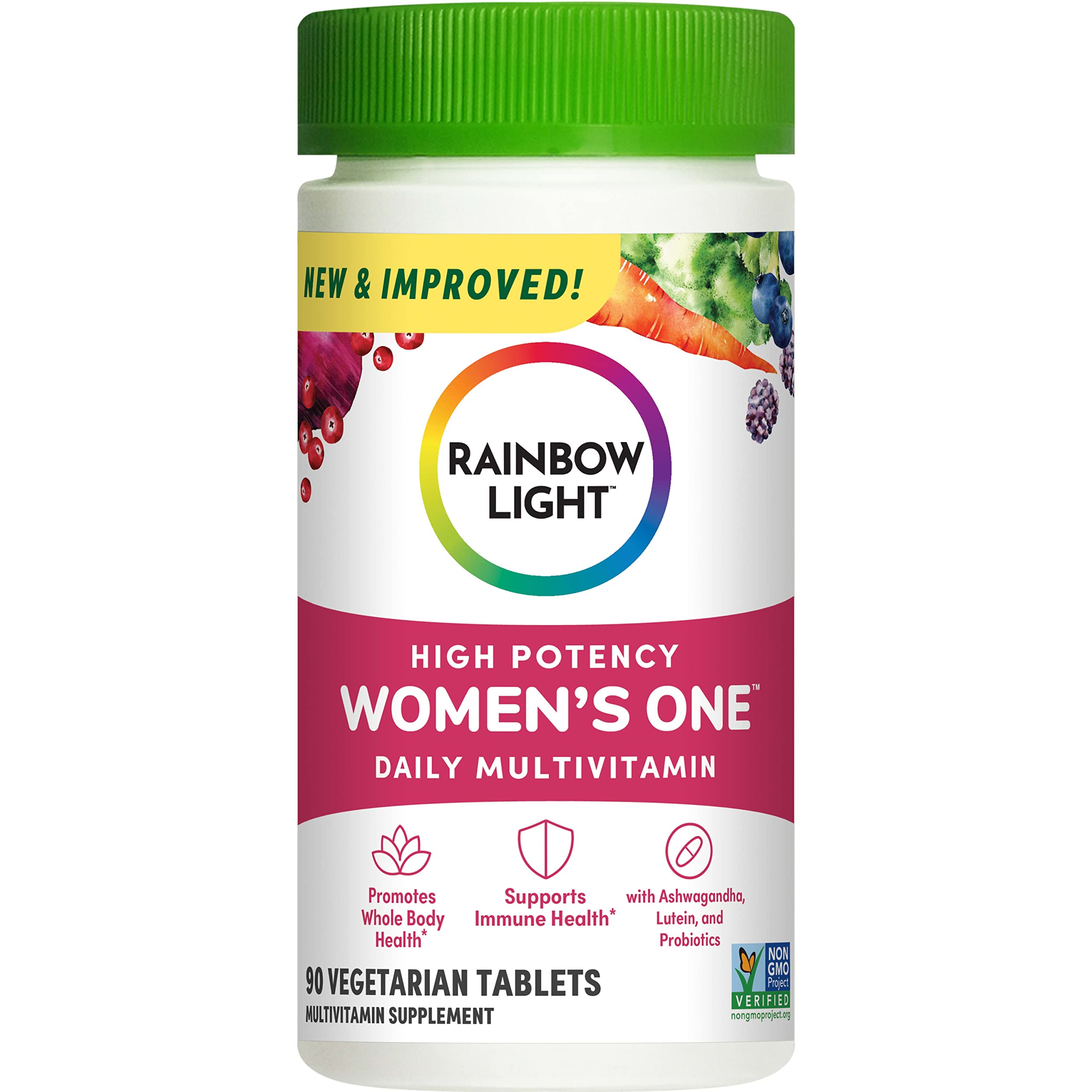 Rainbow Light Multivitamin for Women, Vitamin C, D & Zinc, Probiotics, Women’s One Rainbow LightAu supplements