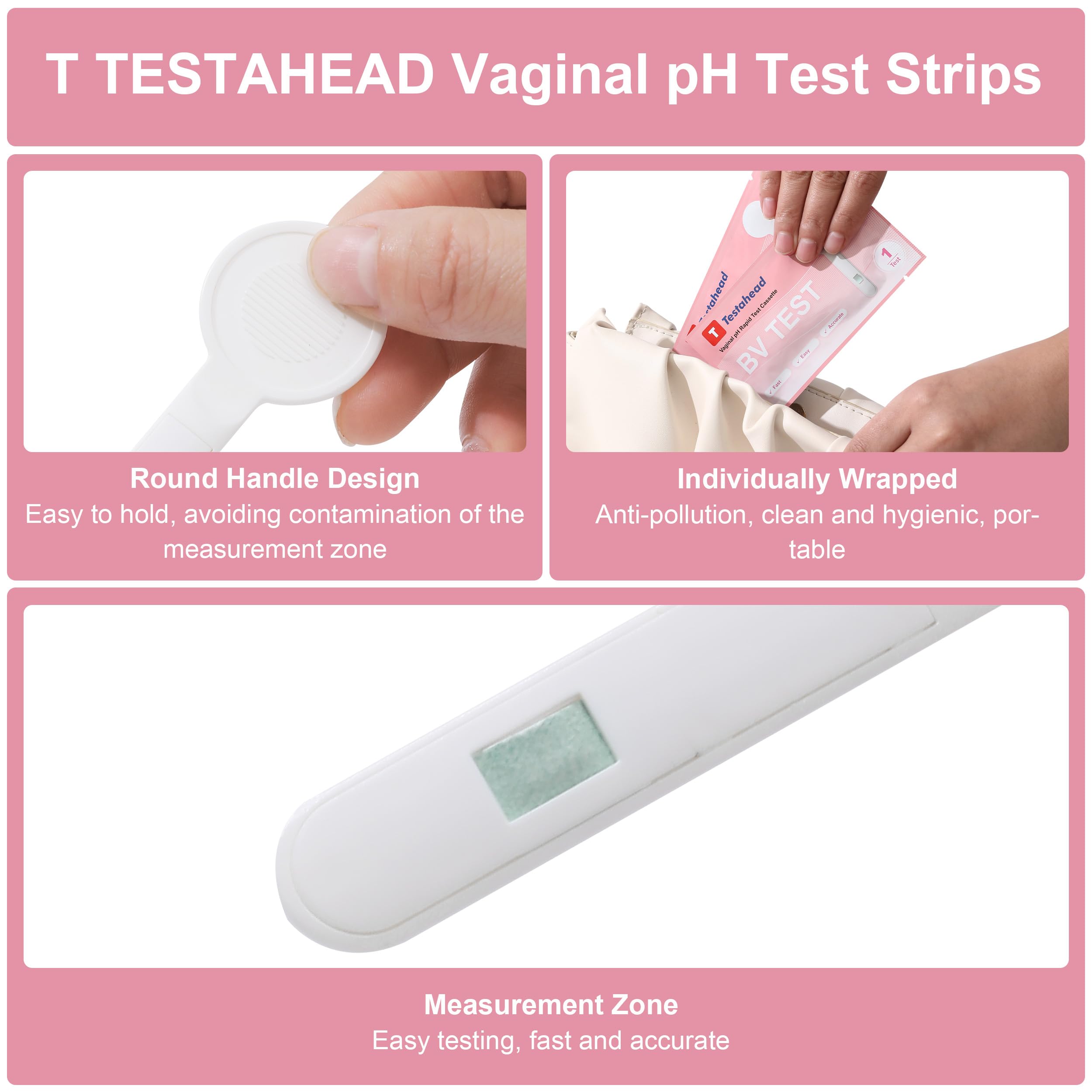 T TESTAHEAD Vaginal pH Test Strips, Feminine Health Vaginal pH Test Strips Kits T TESTAHEADAu supplements