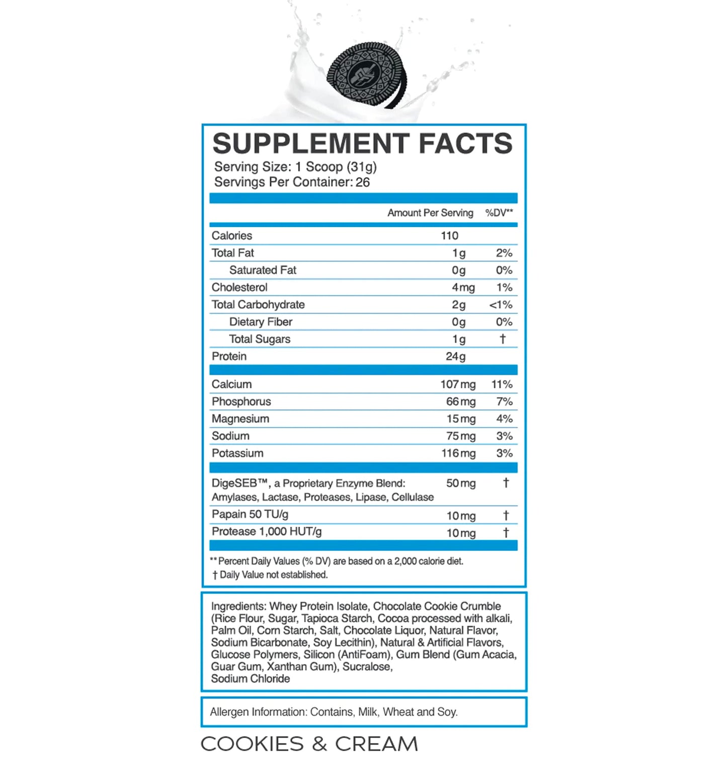 eFlow Nutrition 100% Whey Protein Isolate - Lactose-Free Digestive Enzymes Added eFlow NutritionUS supplements