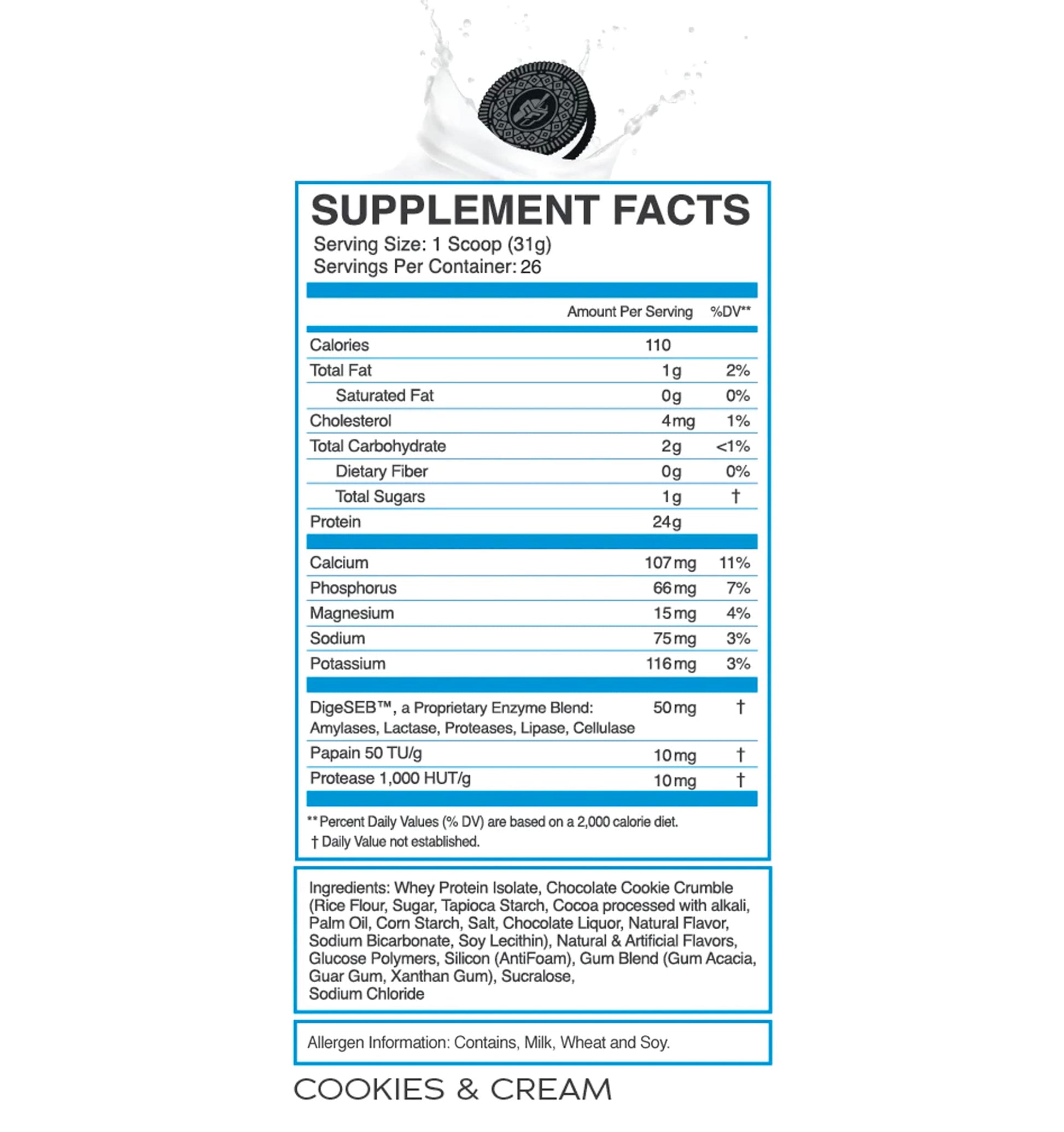 eFlow Nutrition 100% Whey Protein Isolate - Lactose-Free Digestive Enzymes Added eFlow NutritionUS supplements