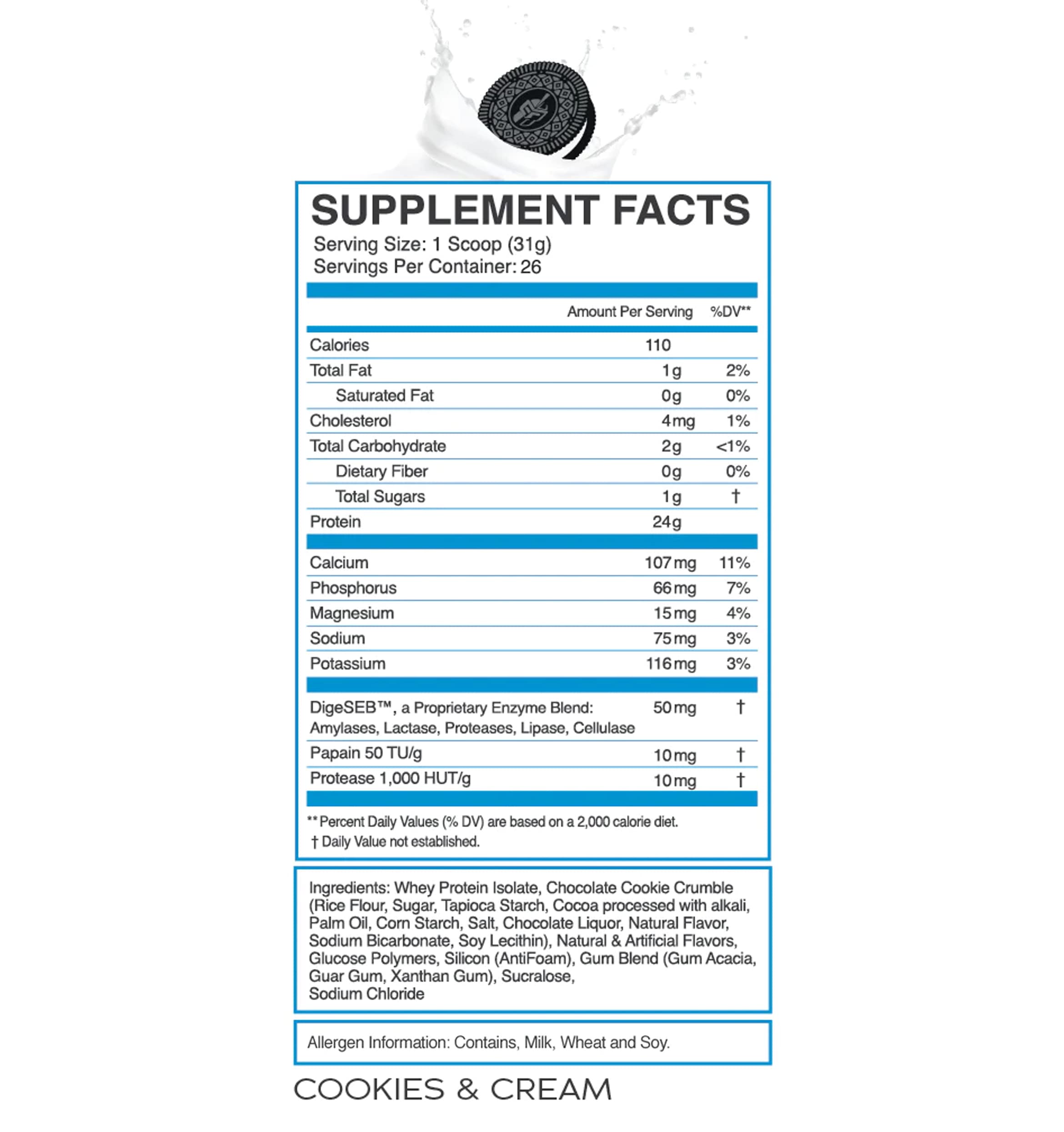 eFlow Nutrition 100% Whey Protein Isolate - Lactose-Free Digestive Enzymes Added eFlow NutritionUS supplements