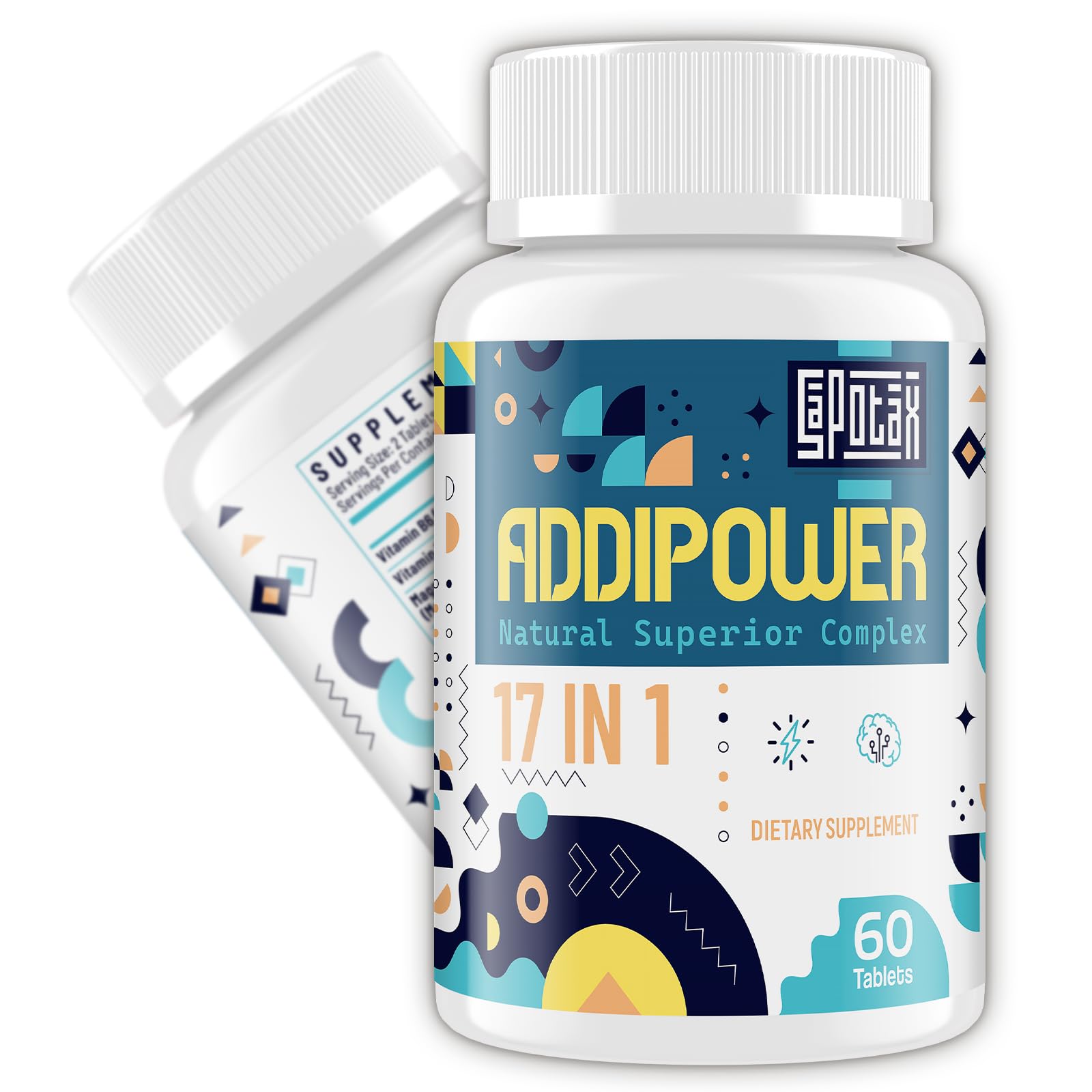 17-in-1 Brain Supplement for Memory and Focus | Nootropic Brain Supplement for Mental Clarity, Concentration, Alertness | Natural Nootropics with Herbal Extracts, Vitamins & Amino Acids (60 Tablets) SapotaxAu supplements