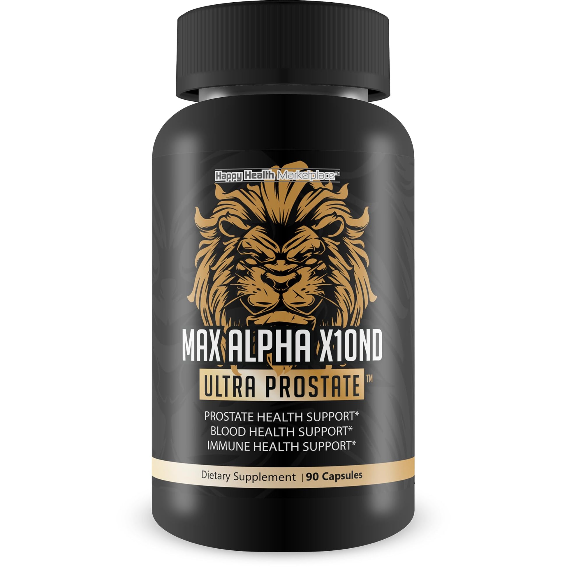 Max Alpha X10ND Ultra Prostate - T Prostate Support for Men - Promote Energy & Endurance - Blood Flow Support for Prostate Health with Vitamin D, Ginseng, Green Tea, & Zinc - Immune Support Benefits Happy Health MarketplaceAu supplements