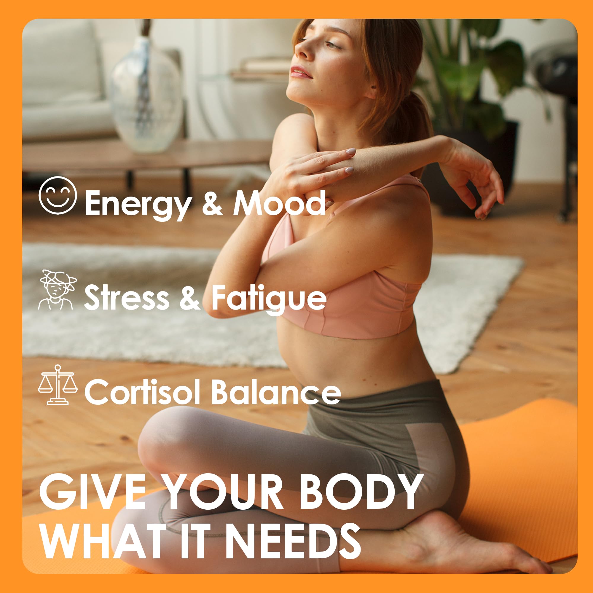 Cortisol Drink Powder - Natural Cortisol Supplements for Ashwagandha, L-Theanine, Turmeric Root, Black Pepper Extract, Relaxation, Focus, Mental Clarity oviaapoAu supplements